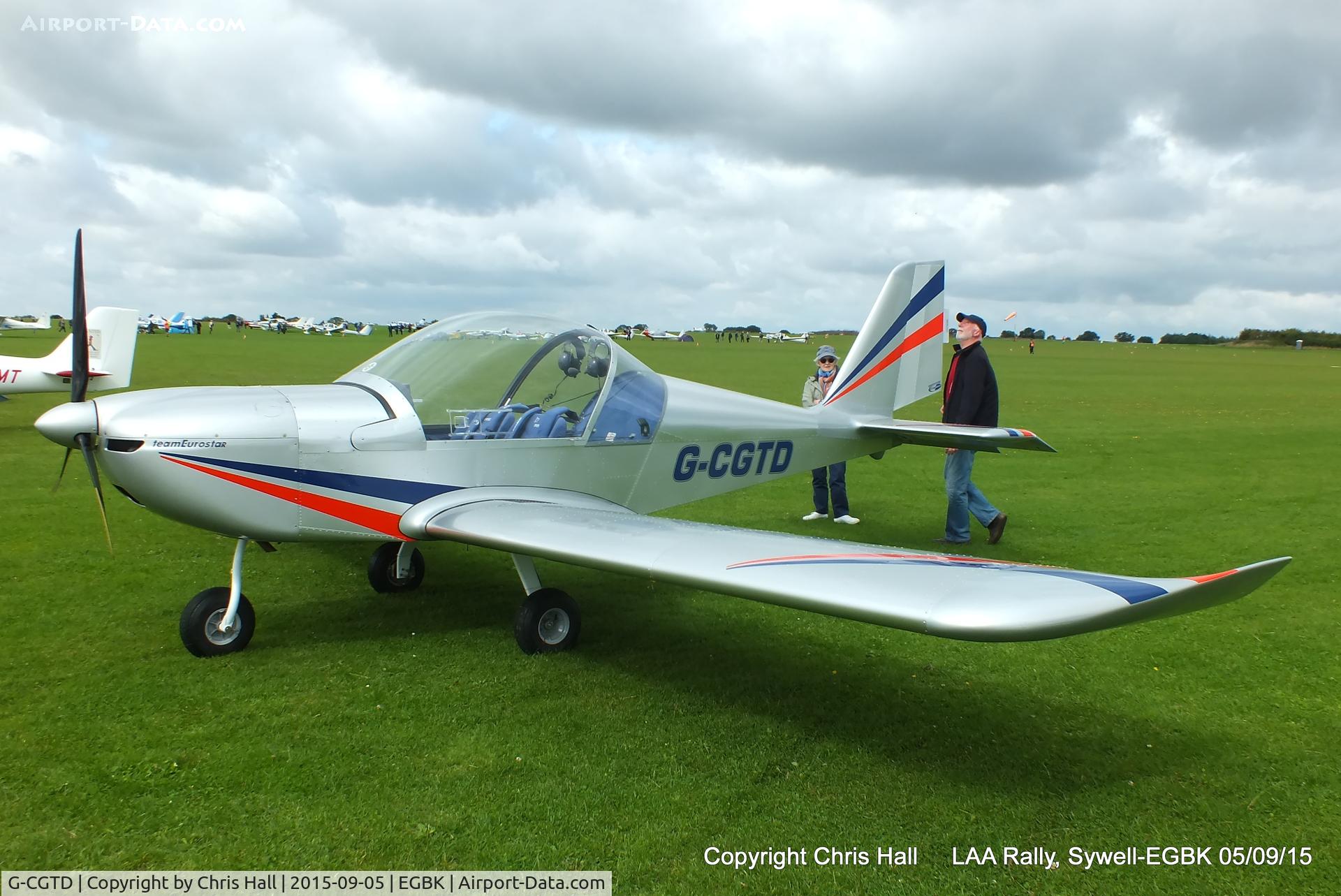 G-CGTD, 2010 Cosmic EV-97 TeamEurostar UK C/N 3920, at the LAA Rally 2015, Sywell