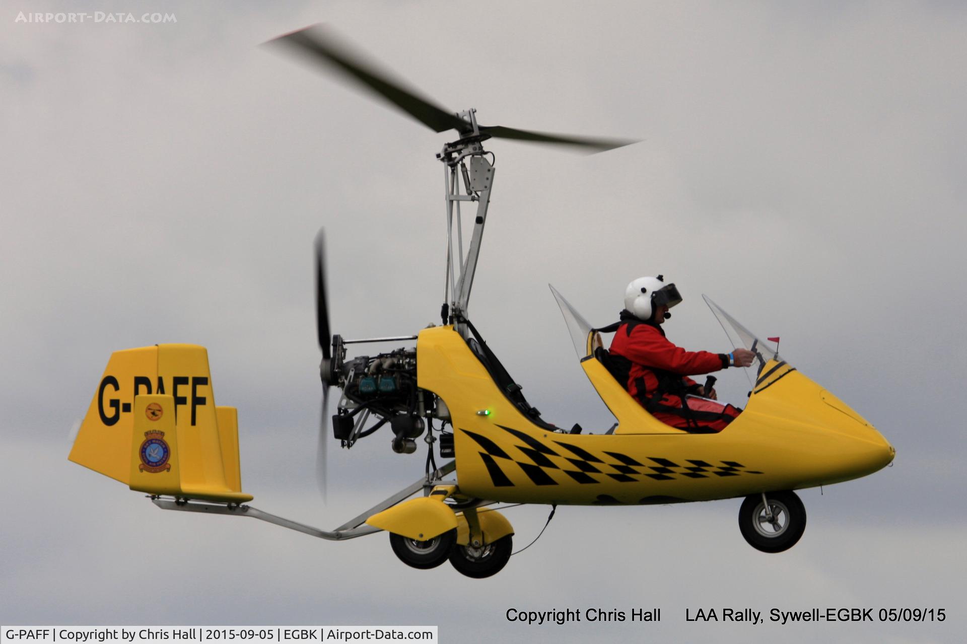 G-PAFF, 2011 Rotorsport UK MTOsport C/N RSUK/MTOS/039, at the LAA Rally 2015, Sywell