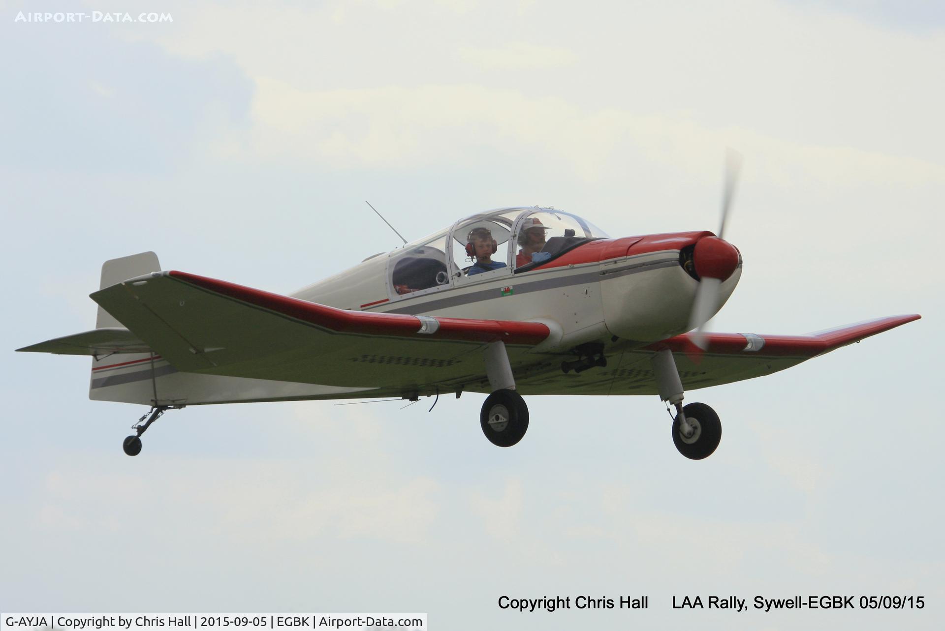 G-AYJA, 1960 SAN Jodel DR-1050 Ambassadeur C/N 150, at the LAA Rally 2015, Sywell