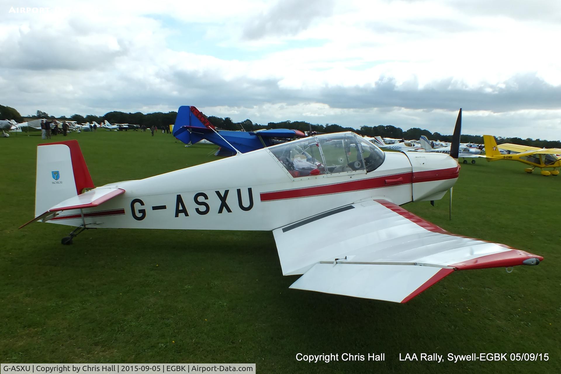 G-ASXU, 1961 Jodel (Wassmer) D-120A Paris-Nice C/N 196, at the LAA Rally 2015, Sywell