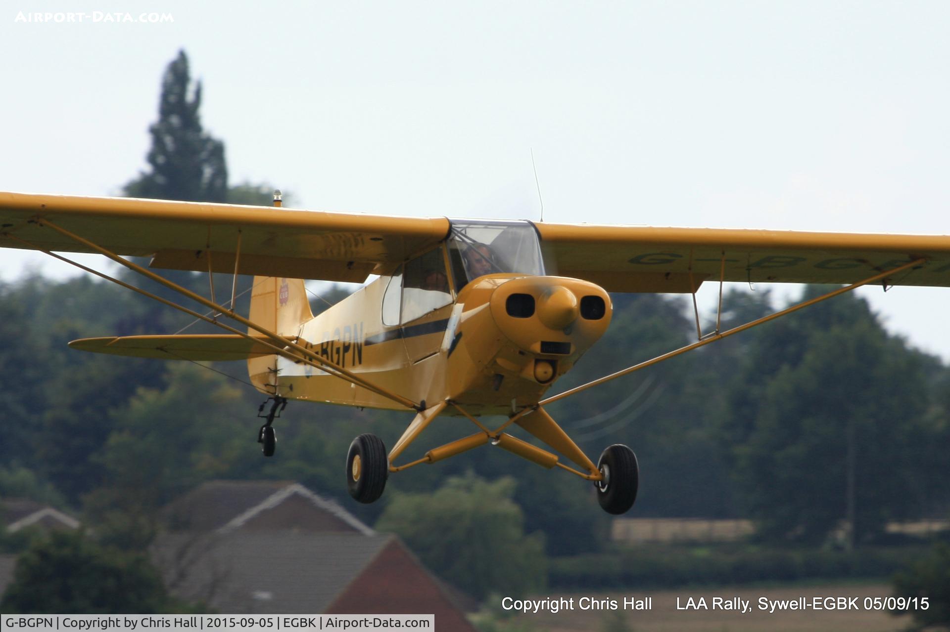 G-BGPN, 1978 Piper PA-18-150 Super Cub C/N 18-7909044, at the LAA Rally 2015, Sywell
