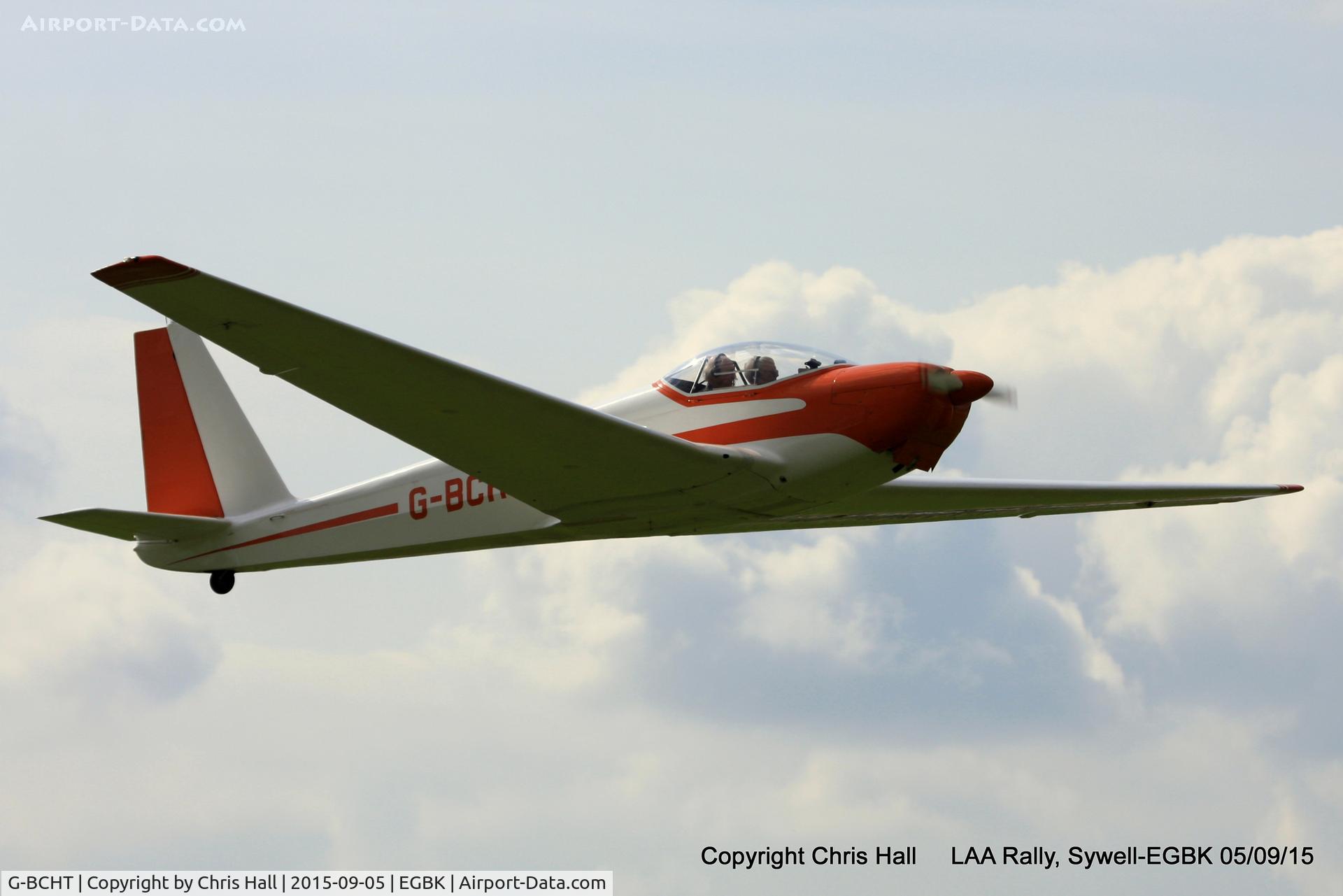 G-BCHT, 1974 Schleicher ASK-16 C/N 16021, at the LAA Rally 2015, Sywell