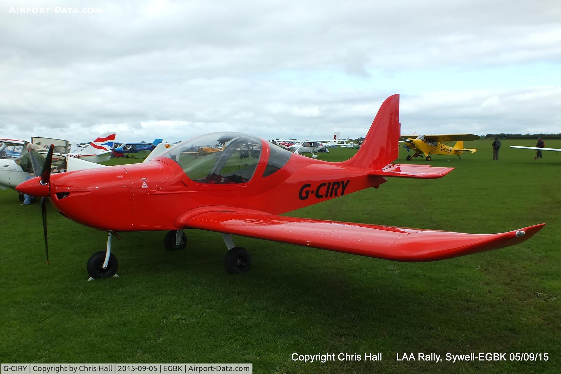 G-CIRY, 2015 Evektor EV-97 Eurostar SL C/N 2015-4222, at the LAA Rally 2015, Sywell