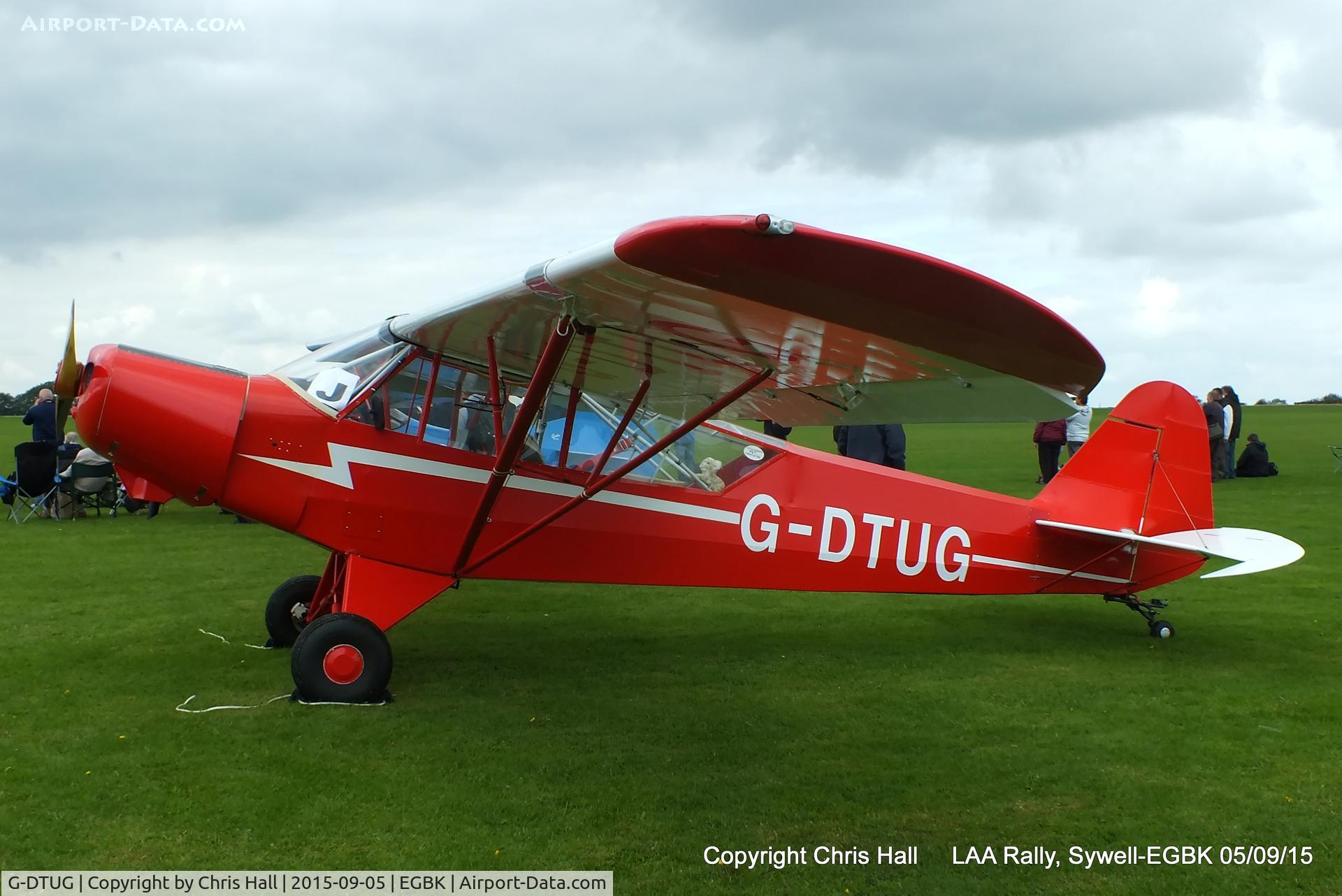 G-DTUG, 2004 Wag-Aero Super Sport C/N PFA 108-14026, at the LAA Rally 2015, Sywell