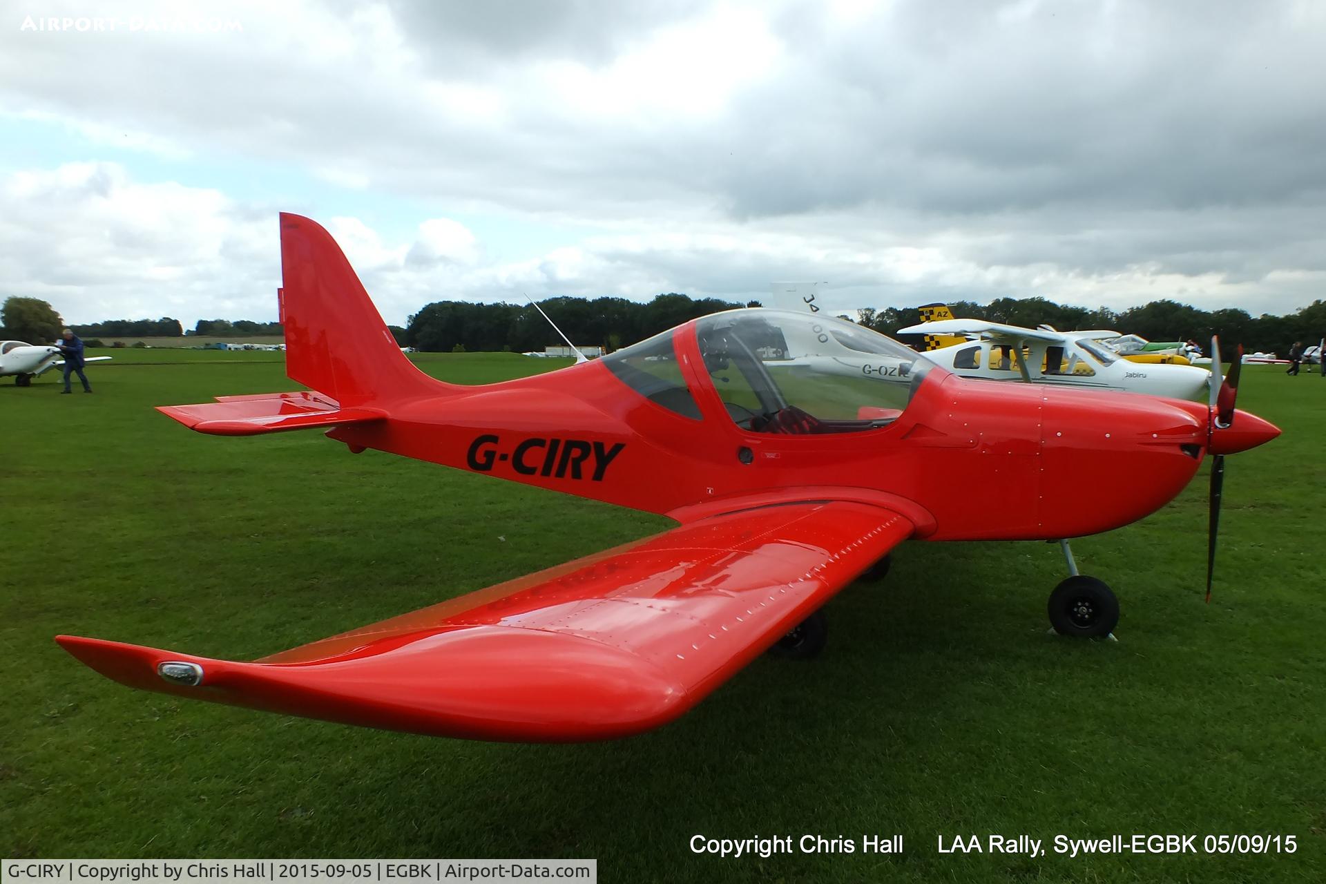 G-CIRY, 2015 Evektor EV-97 Eurostar SL C/N 2015-4222, at the LAA Rally 2015, Sywell