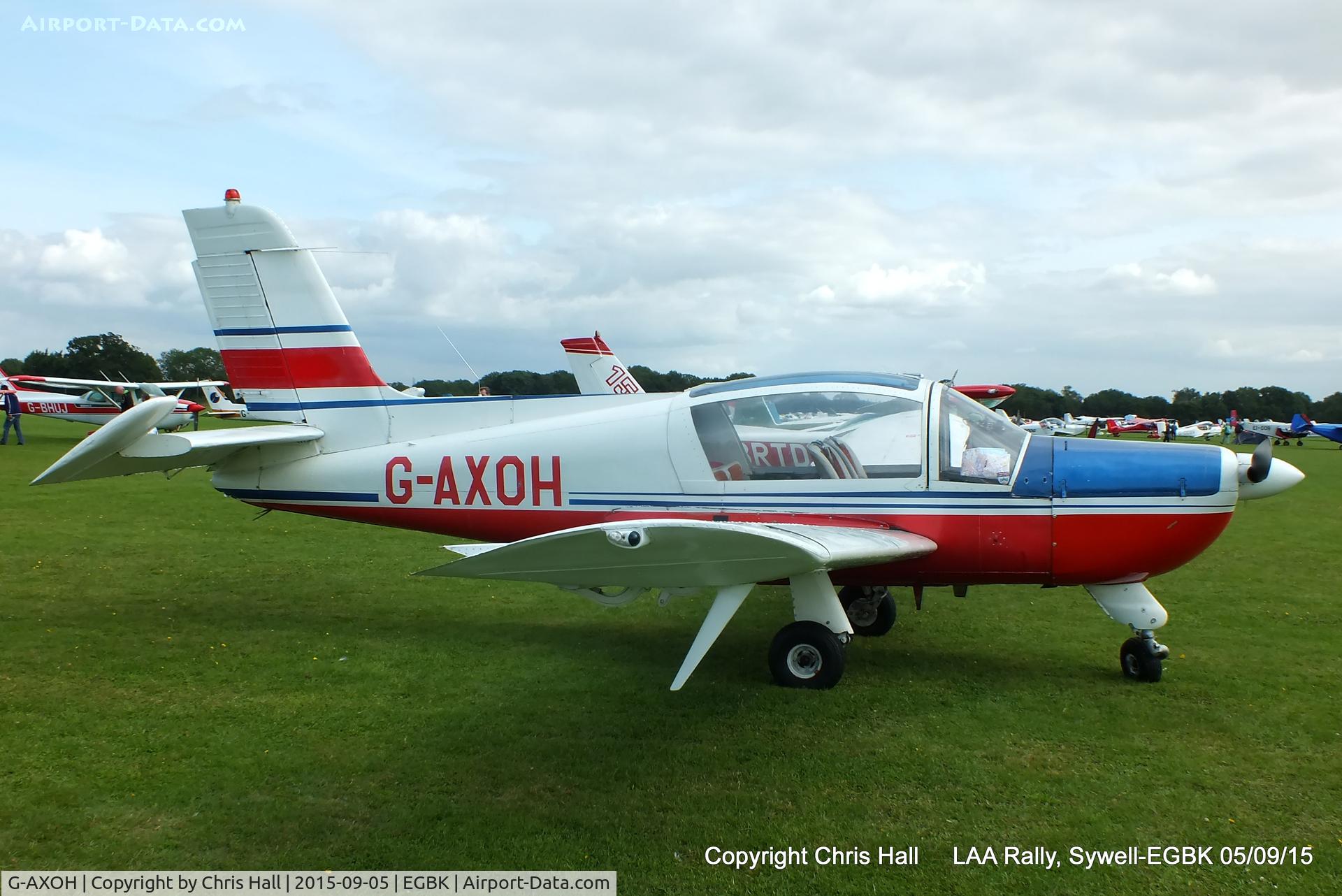 G-AXOH, 1969 Socata MS.894A Rallye Minerva 220 C/N 11062, at the LAA Rally 2015, Sywell