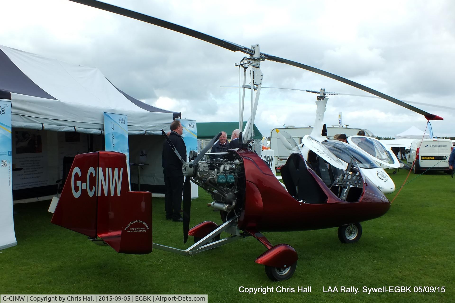 G-CINW, 2010 Rotorsport UK MTOsport C/N RSUK/MTOS/058, at the LAA Rally 2015, Sywell