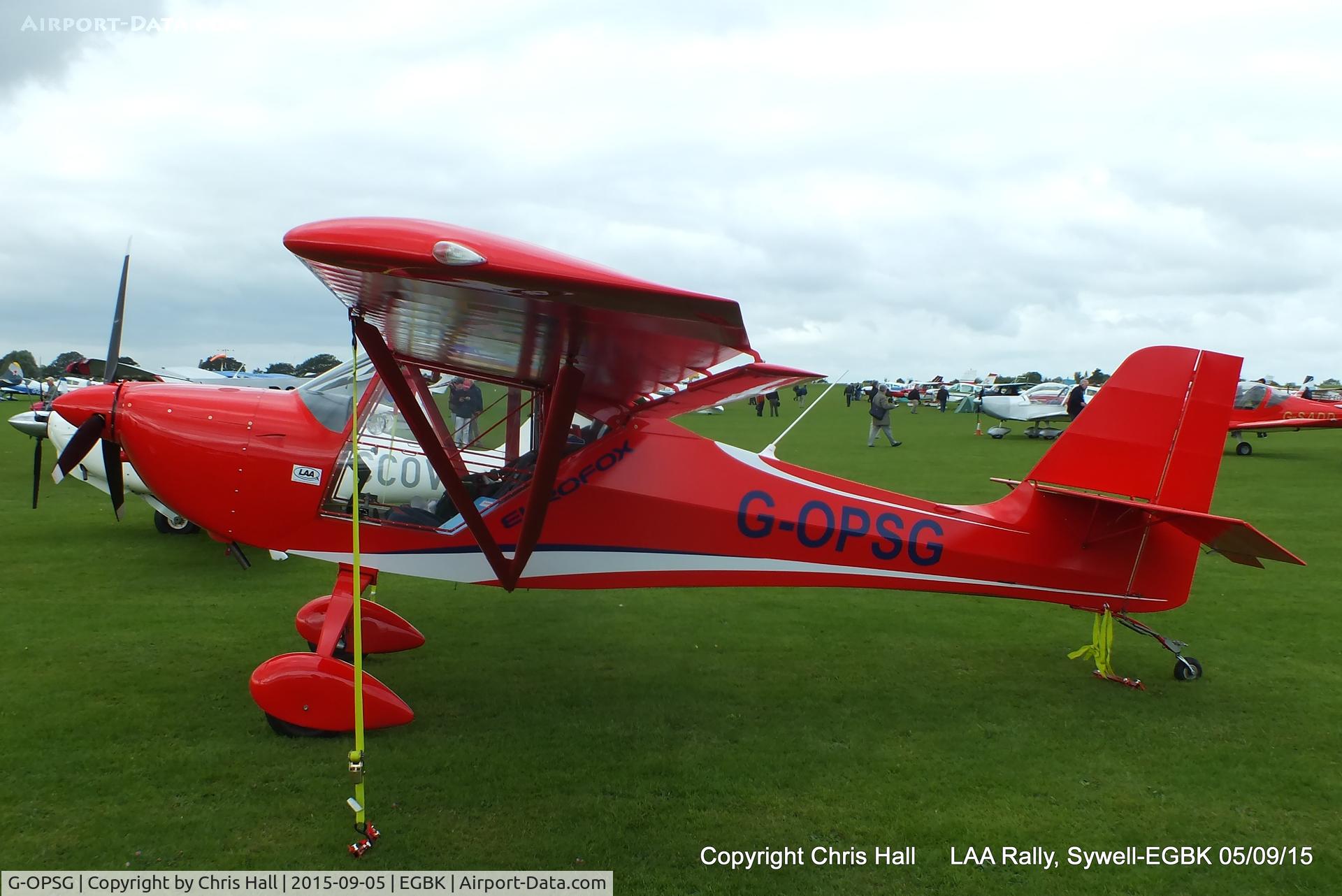 G-OPSG, 2013 Aeropro Eurofox 912(S) C/N LAA 376-15148, at the LAA Rally 2015, Sywell