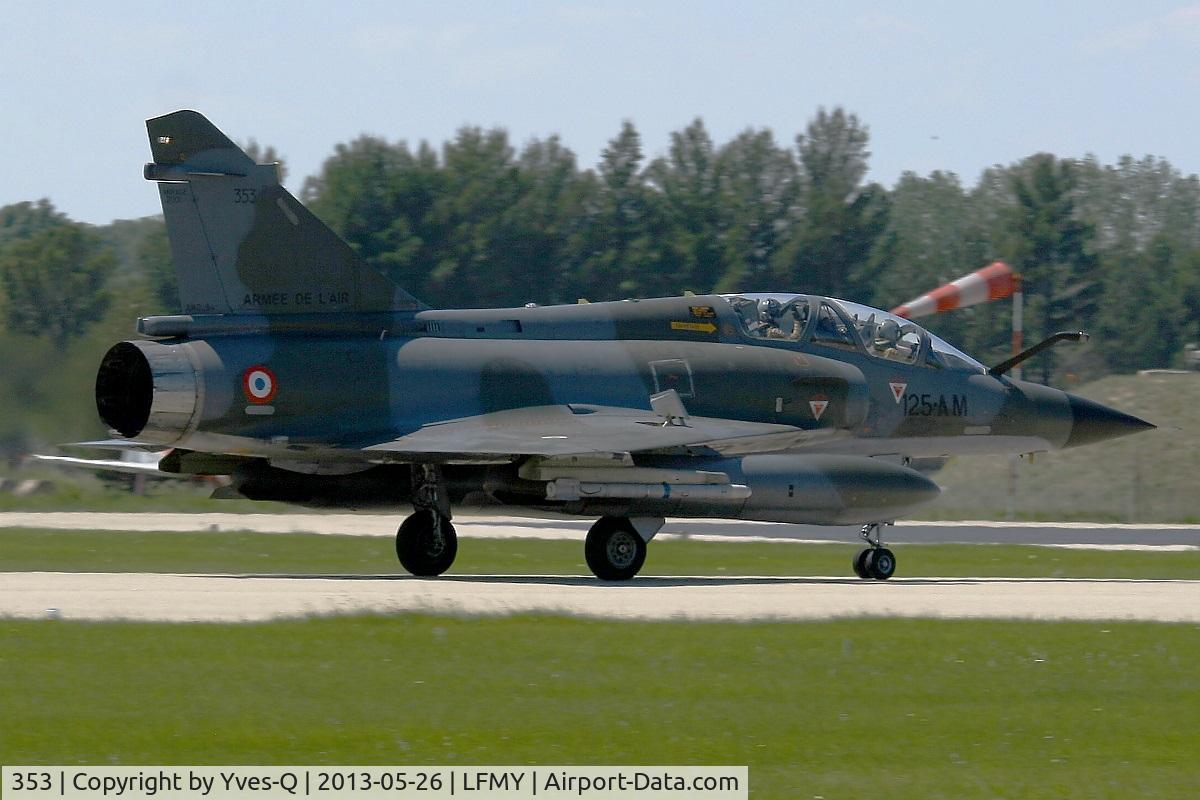 353, Dassault Mirage 2000N C/N 315, Dassault Aviation 2000N (125-AM), Landing rwy 34, Salon de Provence Air Base 701 (LFMY) Open day 2013