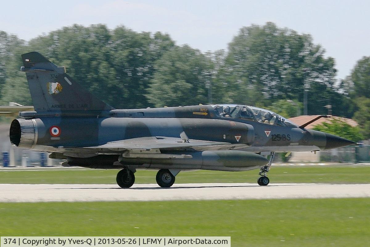 374, Dassault Mirage 2000N C/N not found 374, Dassault Aviation 2000N (125-BS), Landing Rwy 34, Salon de Provence Air Base 701 (LFMY) Open day 2013