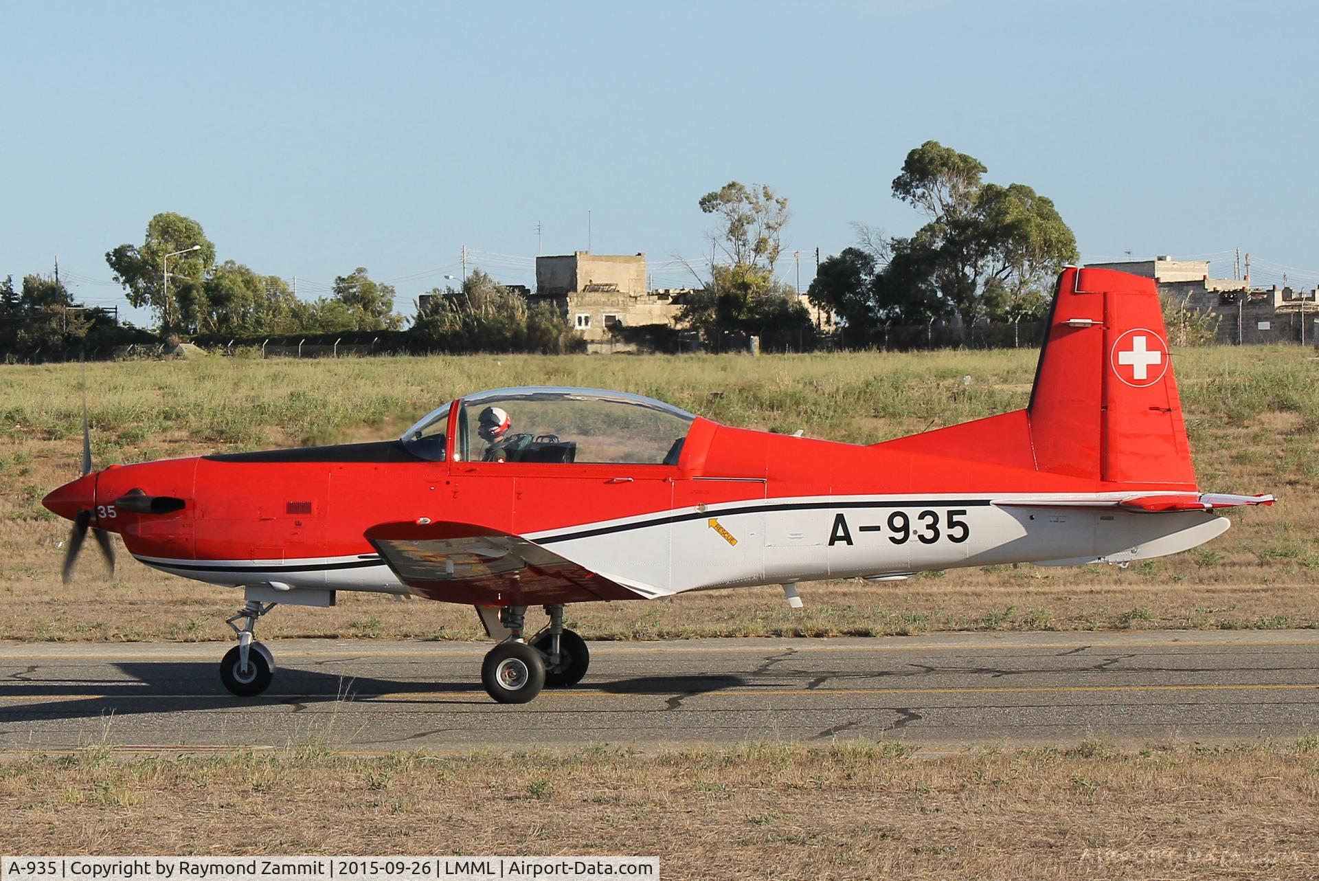 A-935, 1983 Pilatus PC-7 Turbo Trainer C/N 343, Pilatus PC-7 A-935 Swiss Air Force