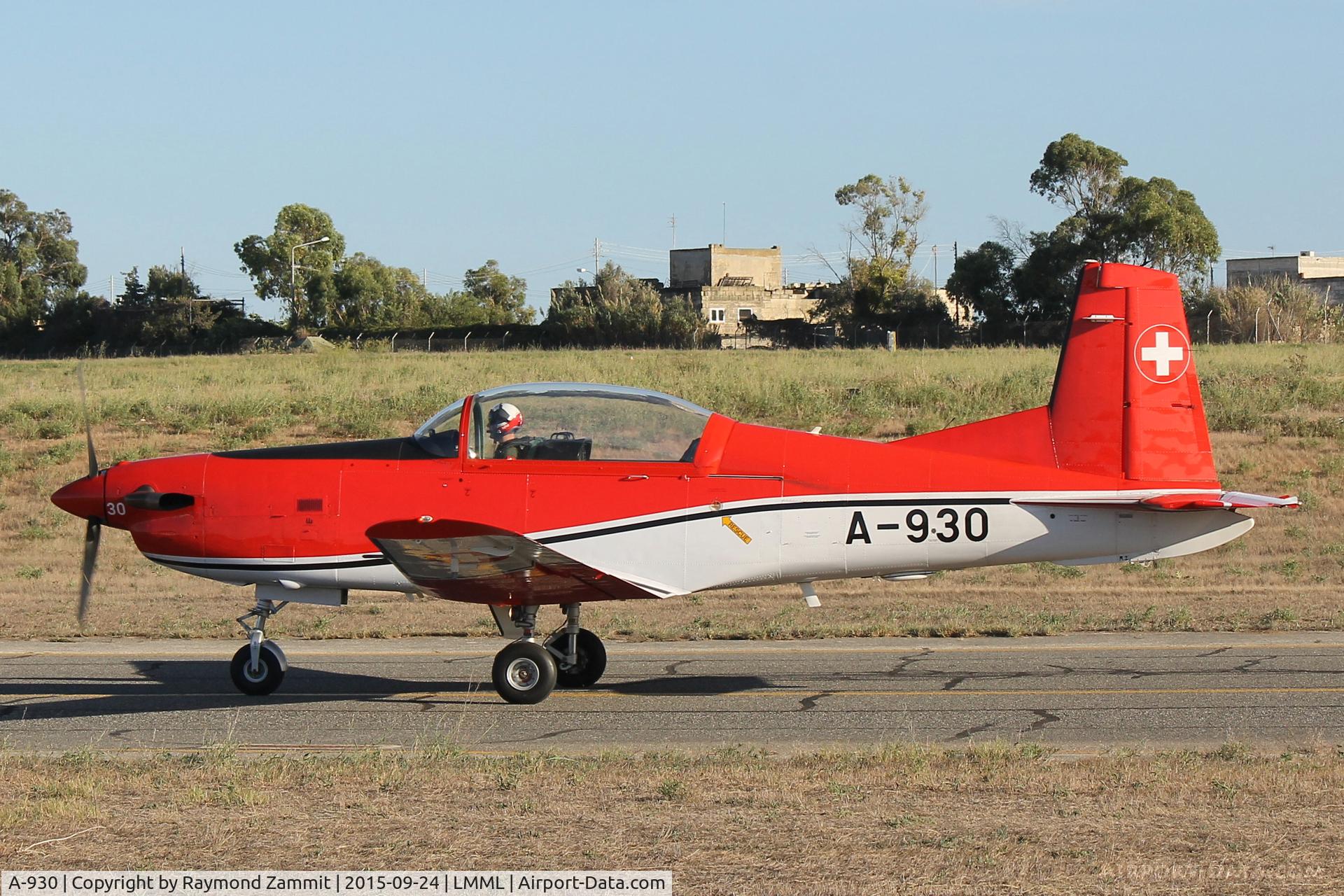 A-930, 1983 Pilatus PC-7 Turbo Trainer C/N 338, Pilatus PC-7 A-930 Swiss Air Force