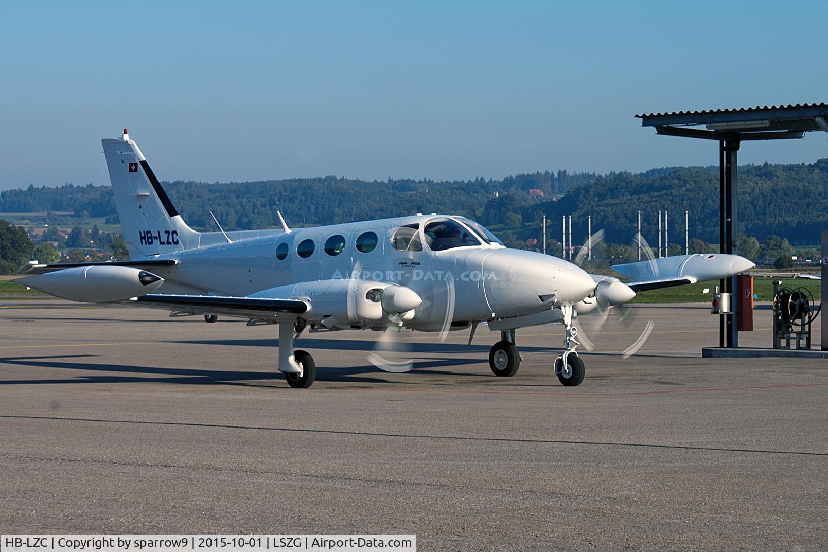 HB-LZC, 1981 Cessna 340A C/N 340A1263, Refueled and ready to go.