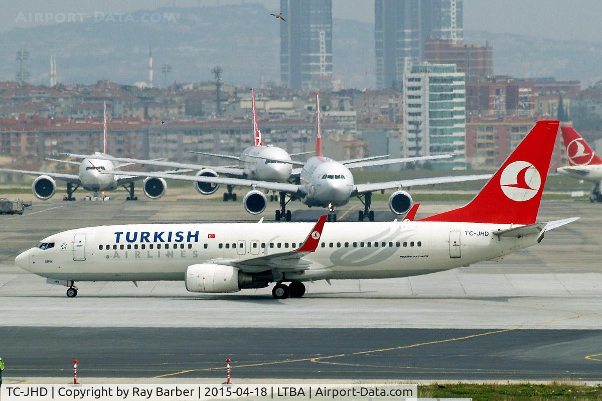 TC-JHD, 2008 Boeing 737-8F2 C/N 35743, Boeing 737-8F2 [35743] (THY Turkish Airlines) Istanbul-Ataturk~TC 18/04/2015