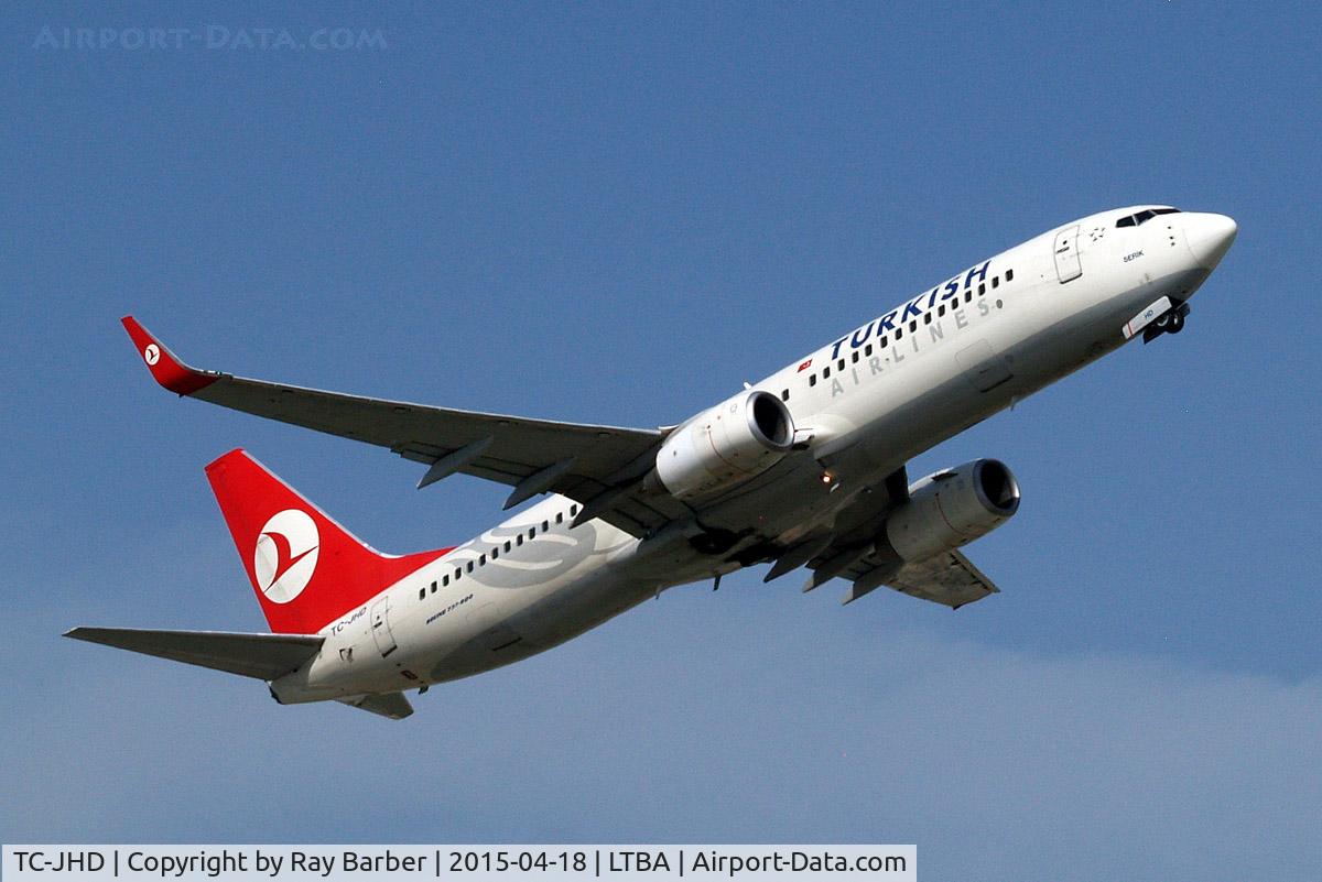 TC-JHD, 2008 Boeing 737-8F2 C/N 35743, Boeing 737-8F2 [35743] (THY Turkish Airlines) Istanbul-Ataturk~TC 18/04/2015