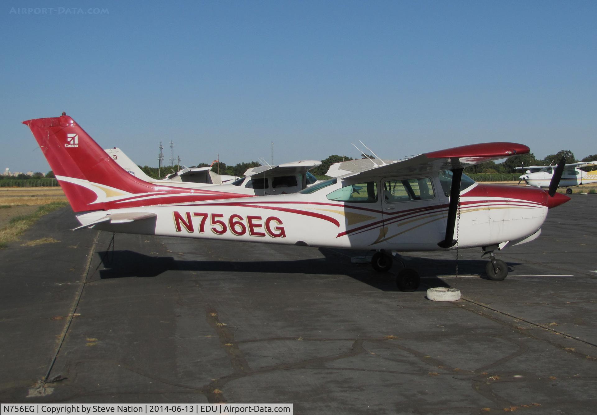 N756EG, 1979 Cessna TR182 Turbo Skylane RG C/N R18201049, Locally-based 1979 Cessna Skylane TR182 @ University Airport, Davis, CA