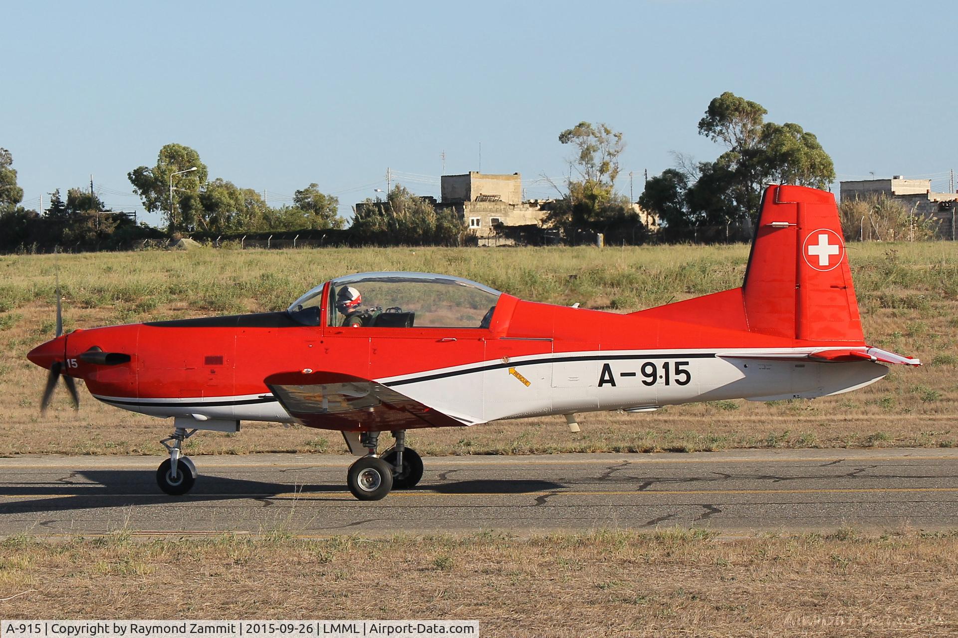 A-915, 1983 Pilatus PC-7 Turbo Trainer C/N 323, Pilatus PC-7 A-915 Swiss Air Force