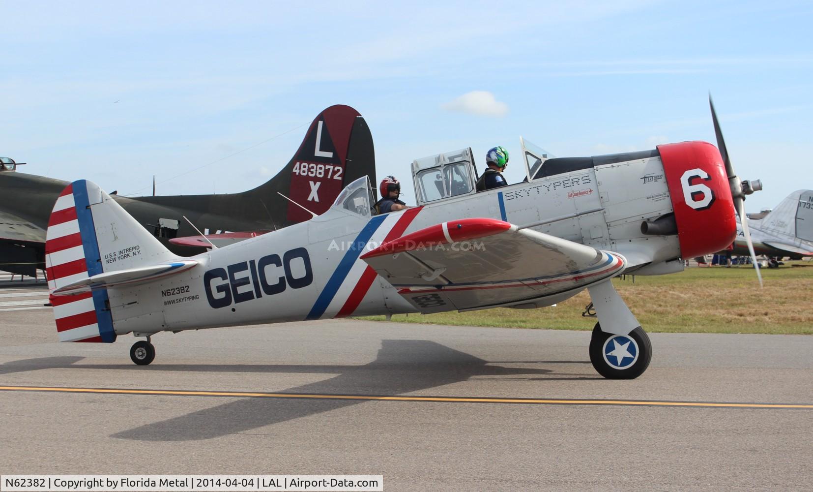 N62382, 1940 North American SNJ-2 Texan C/N 2039, Geico SNJ-2