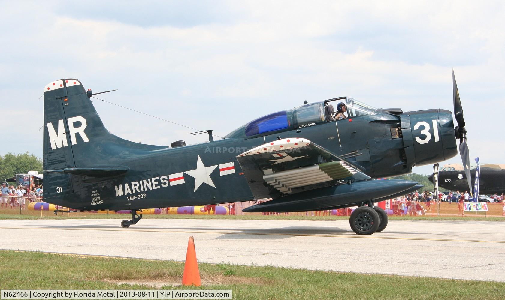 N62466, 1955 Douglas EA-1E Skyraider C/N 10255 (135178), EA-1E