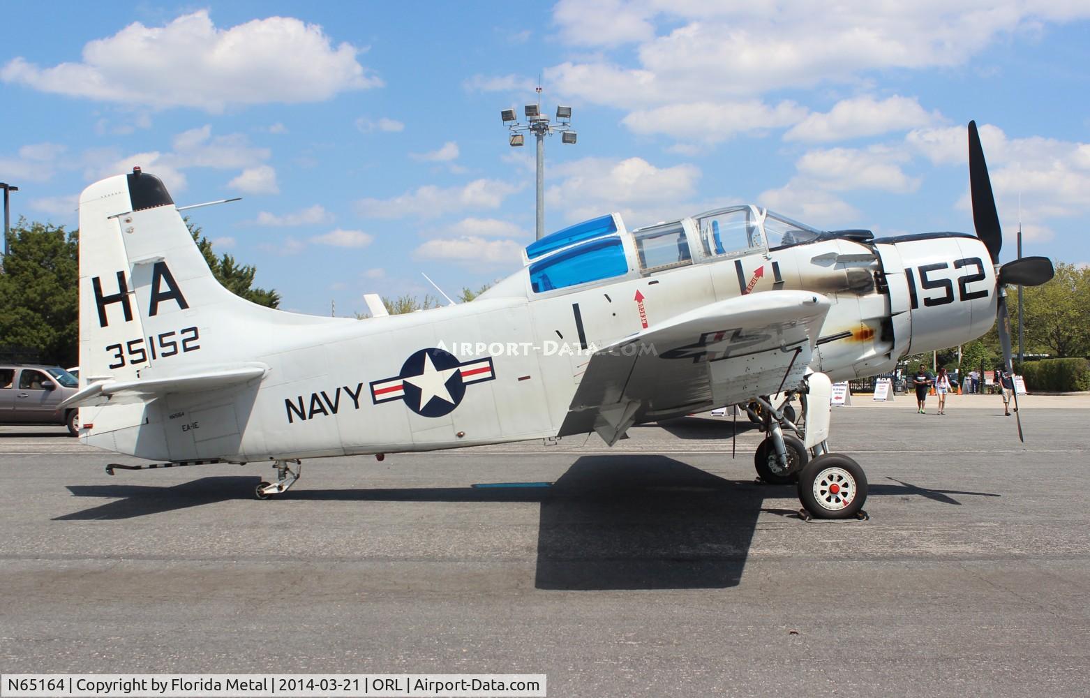 N65164, 1955 Douglas EA-1E Skyraider AD-5W C/N 55-471DH, EA-1 Skyraider
