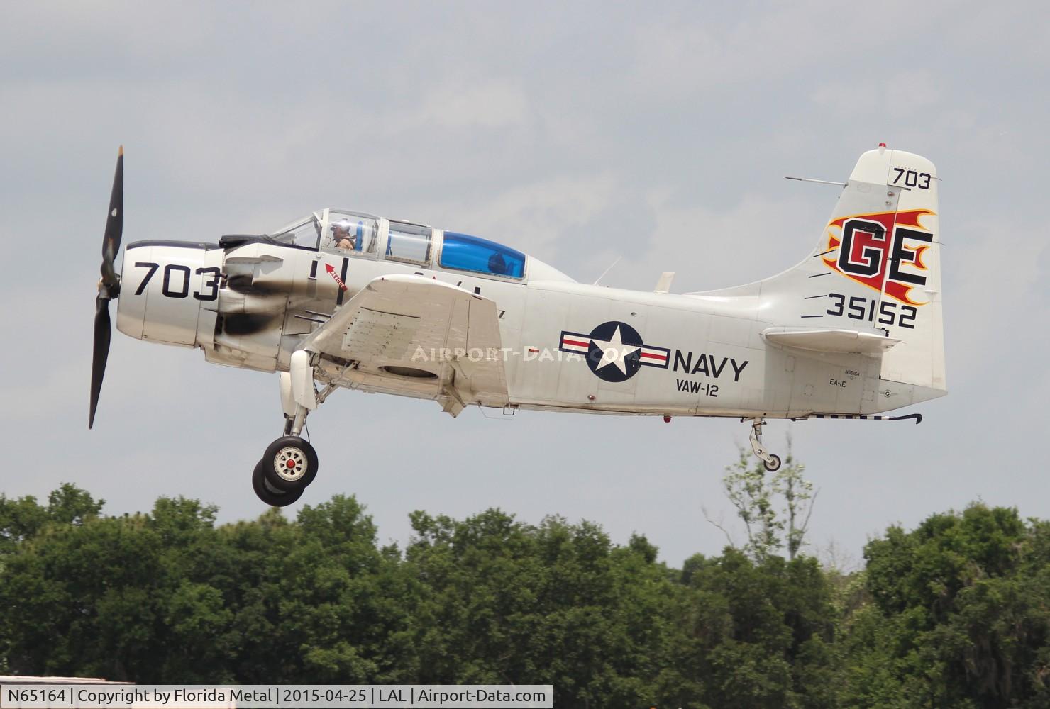 N65164, 1955 Douglas EA-1E Skyraider AD-5W C/N 55-471DH, Skyraider