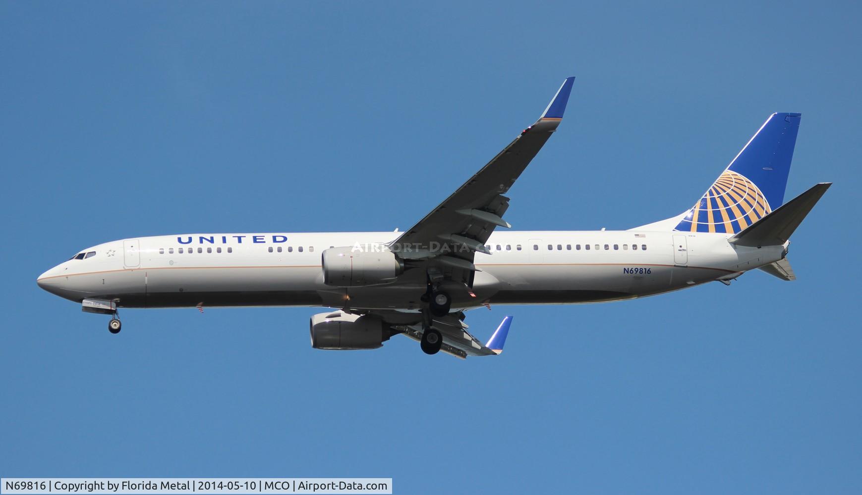 N69816, 2014 Boeing 737-924/ER C/N 42176, United