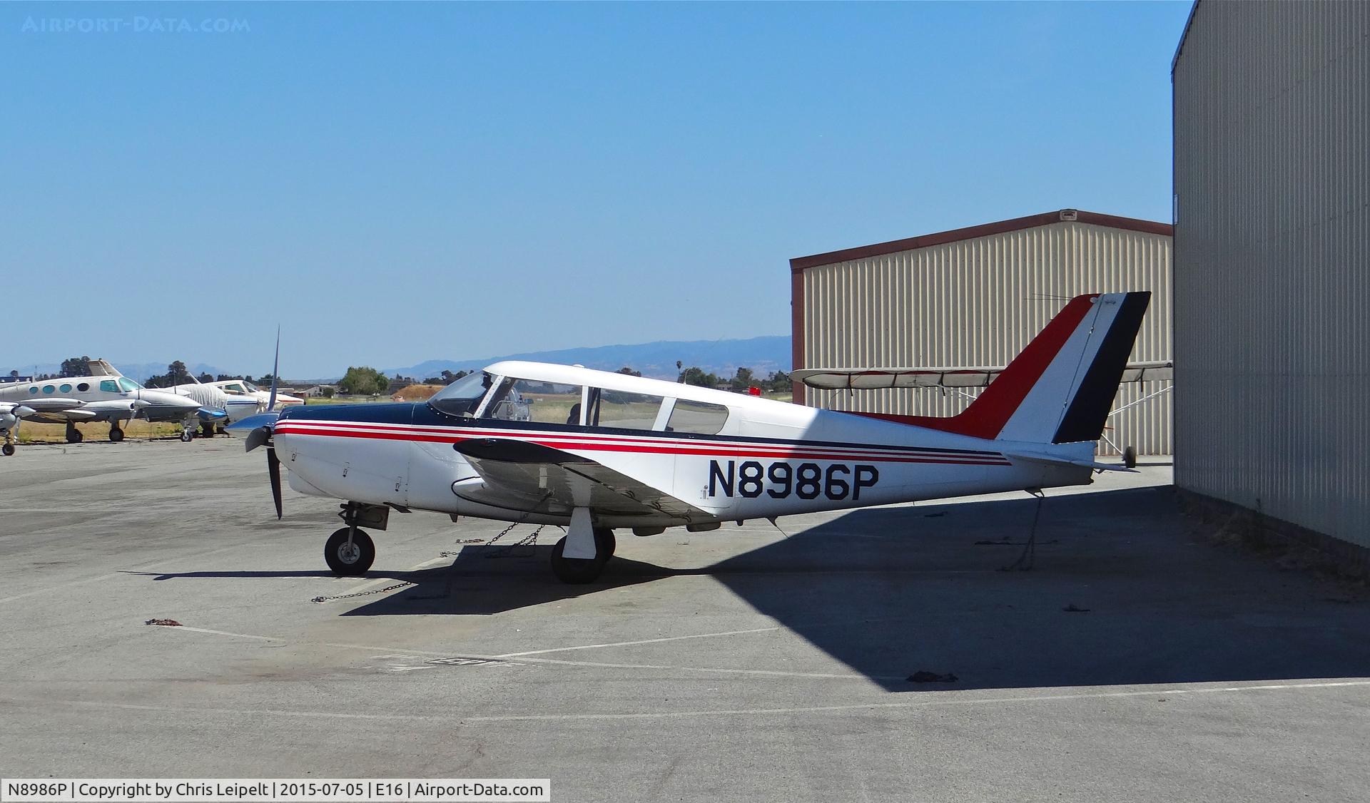 N8986P, 1966 Piper PA-24-260 C/N 24-4446, Locally-based 1966 Piper PA-24-260 sitting on the ramp in the cool shade at South County Airport, San Martin, CA.