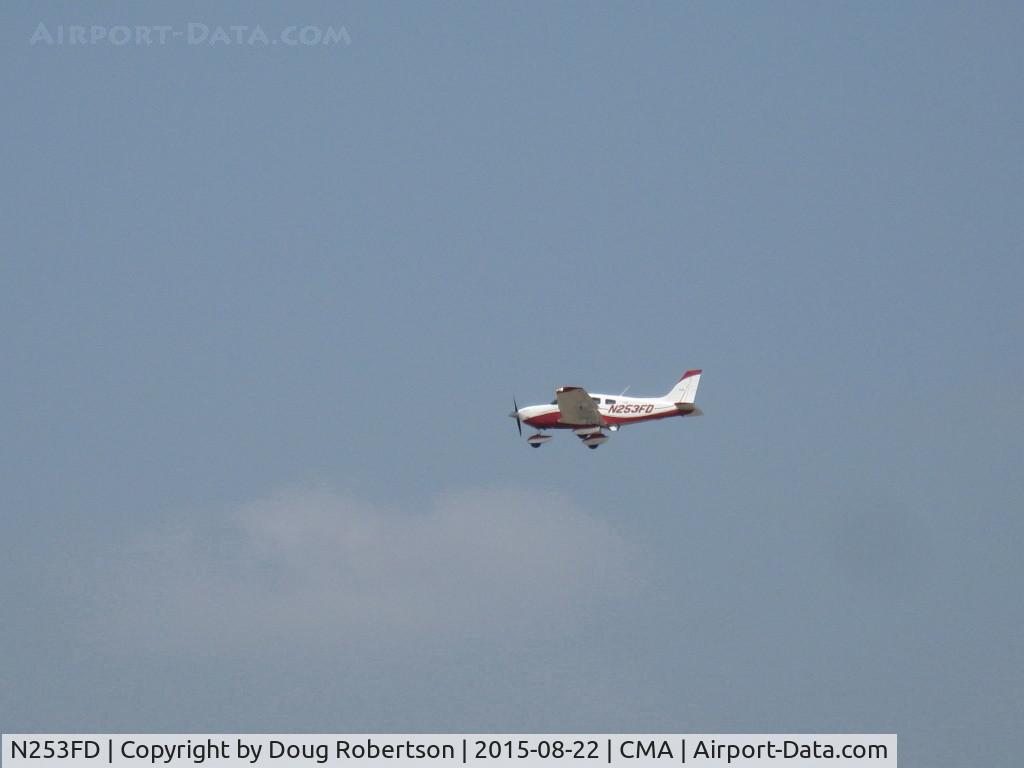 N253FD, Piper PA-28-181 Archer III C/N 2843321, Piper PA-28-181 ARCHER II, Lycoming O-360-A4M 180 Hp, on final for Rwy 26, a greatly displaced threshold to this runway. Not so when this was OXNARD Air Force Base prior to circa 1971.