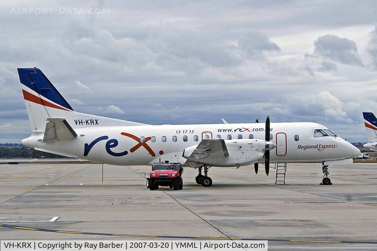 VH-KRX, 1991 Saab 340B C/N 340B-290, SAAB-Scania 340B [290] (Regional Express) Melbourne-Tullamarine~VH 20/03/2007