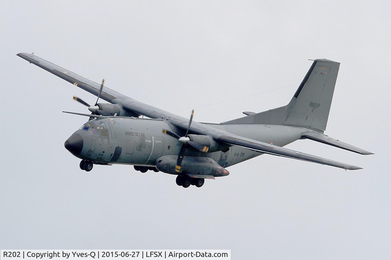 R202, Transall C-160R C/N 202, Transall C-160R, Short approach rwy 29, Luxeuil-Saint Sauveur Air Base 116 (LFSX) Air show 2015
