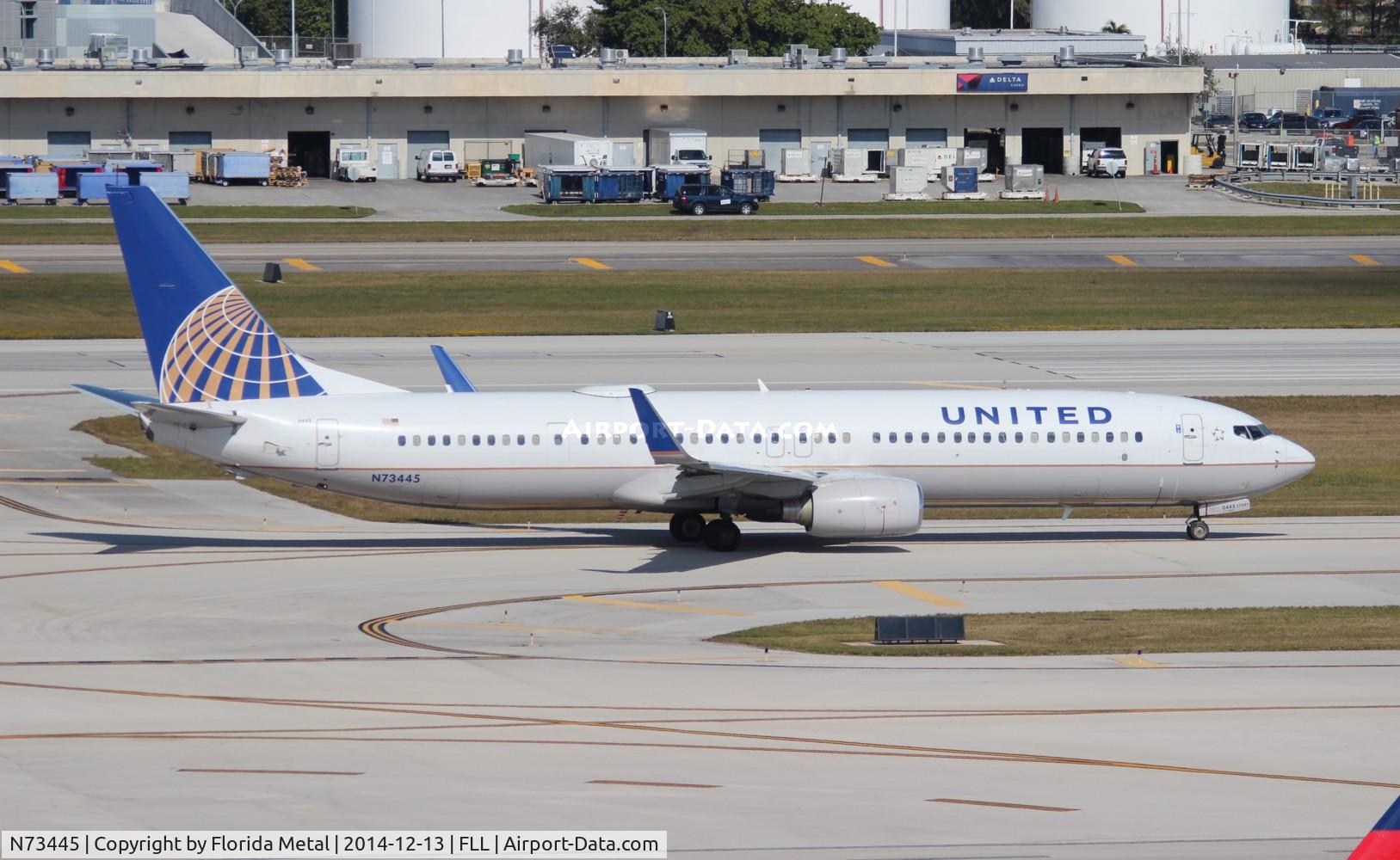 N73445, 2011 Boeing 737-924/ER C/N 40000, United
