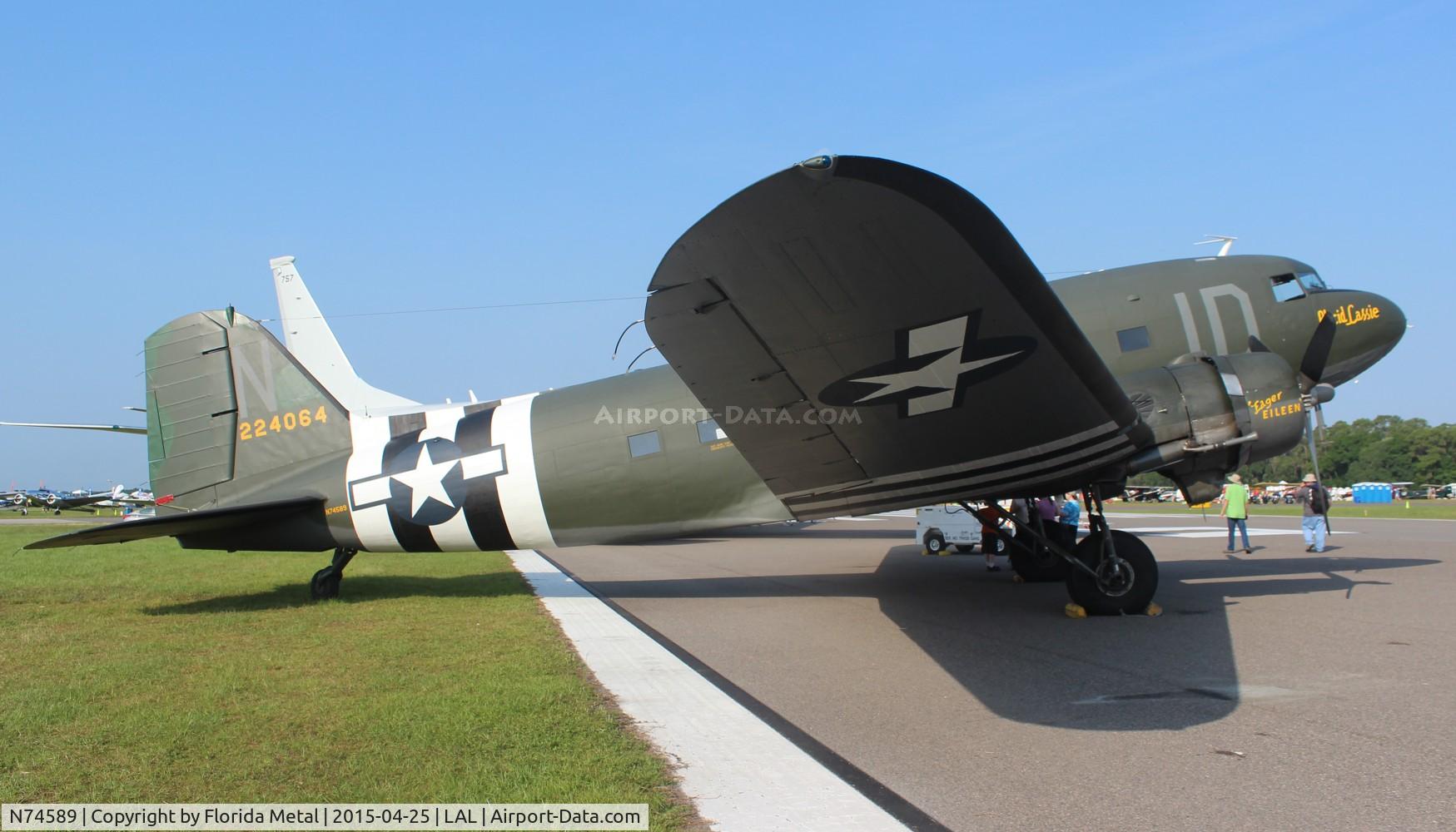 N74589, 1943 Douglas DC3C-S1C3G (C-47A) C/N 9926, C-47 Placid Lassie