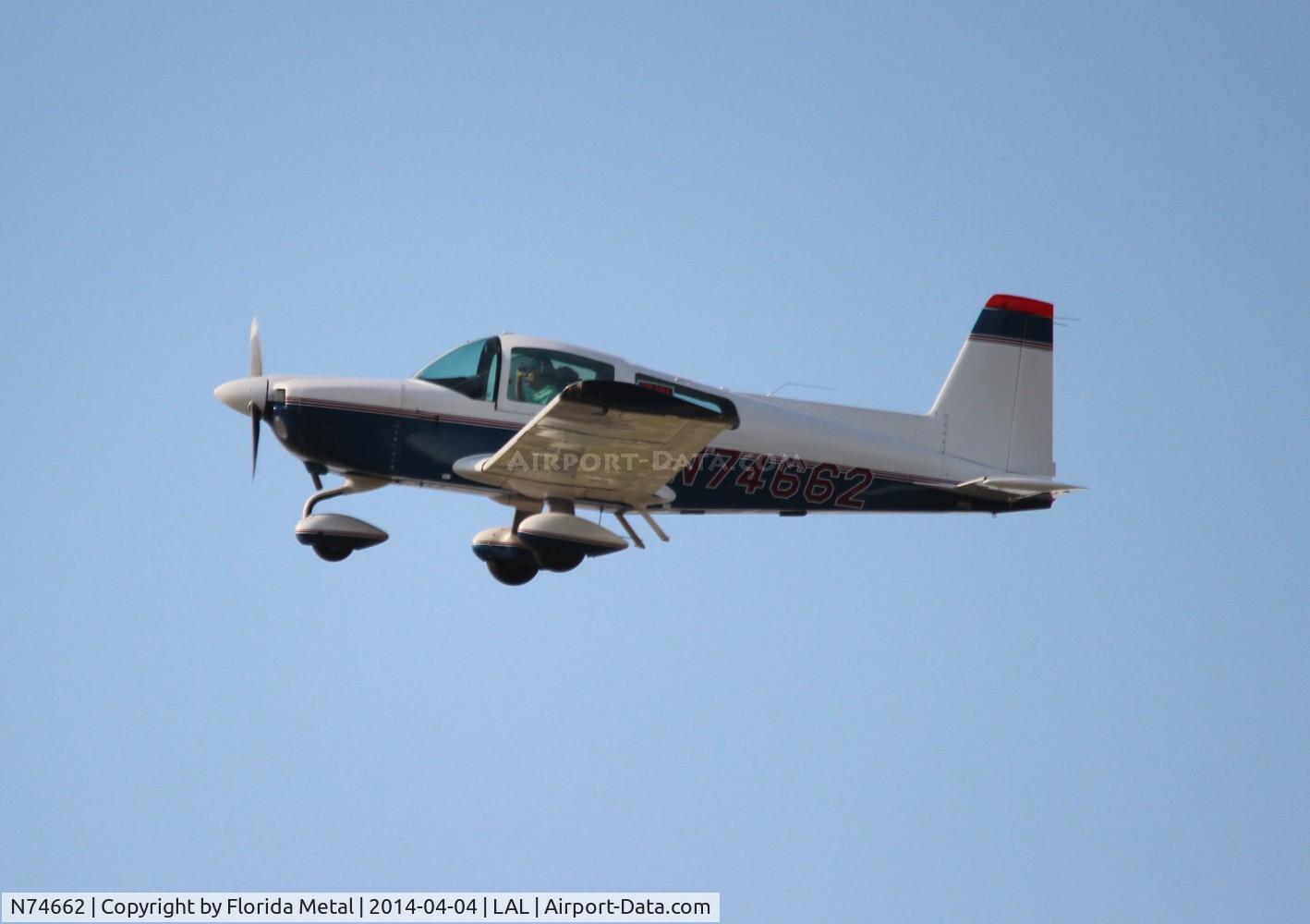 N74662, 1976 Grumman American AA-5B Tiger C/N AA5B0329, Grumman AA-5B