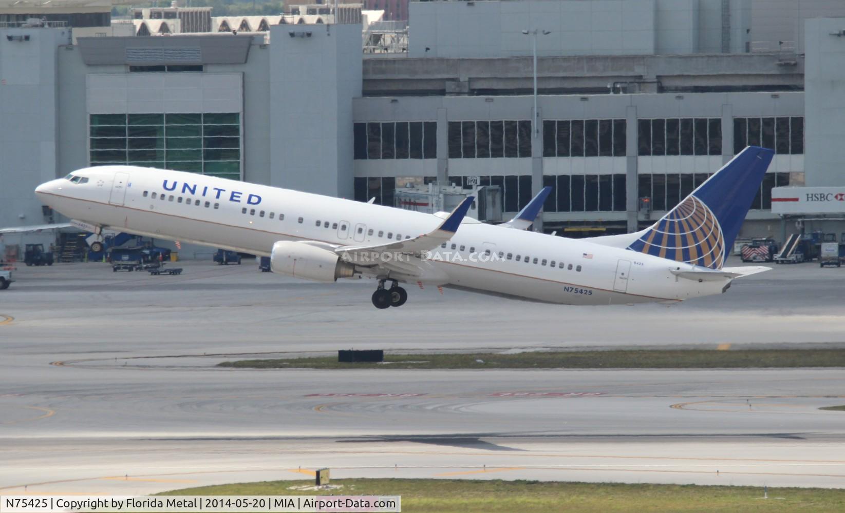 N75425, 2008 Boeing 737-924/ER C/N 33460, United