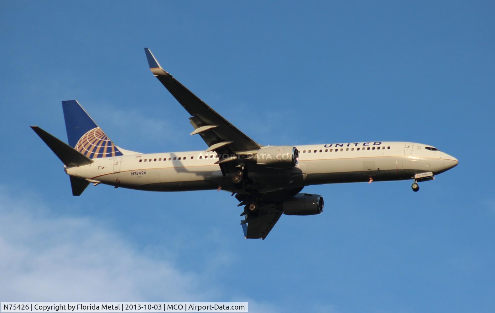 N75426, 2008 Boeing 737-924/ER C/N 31622, United