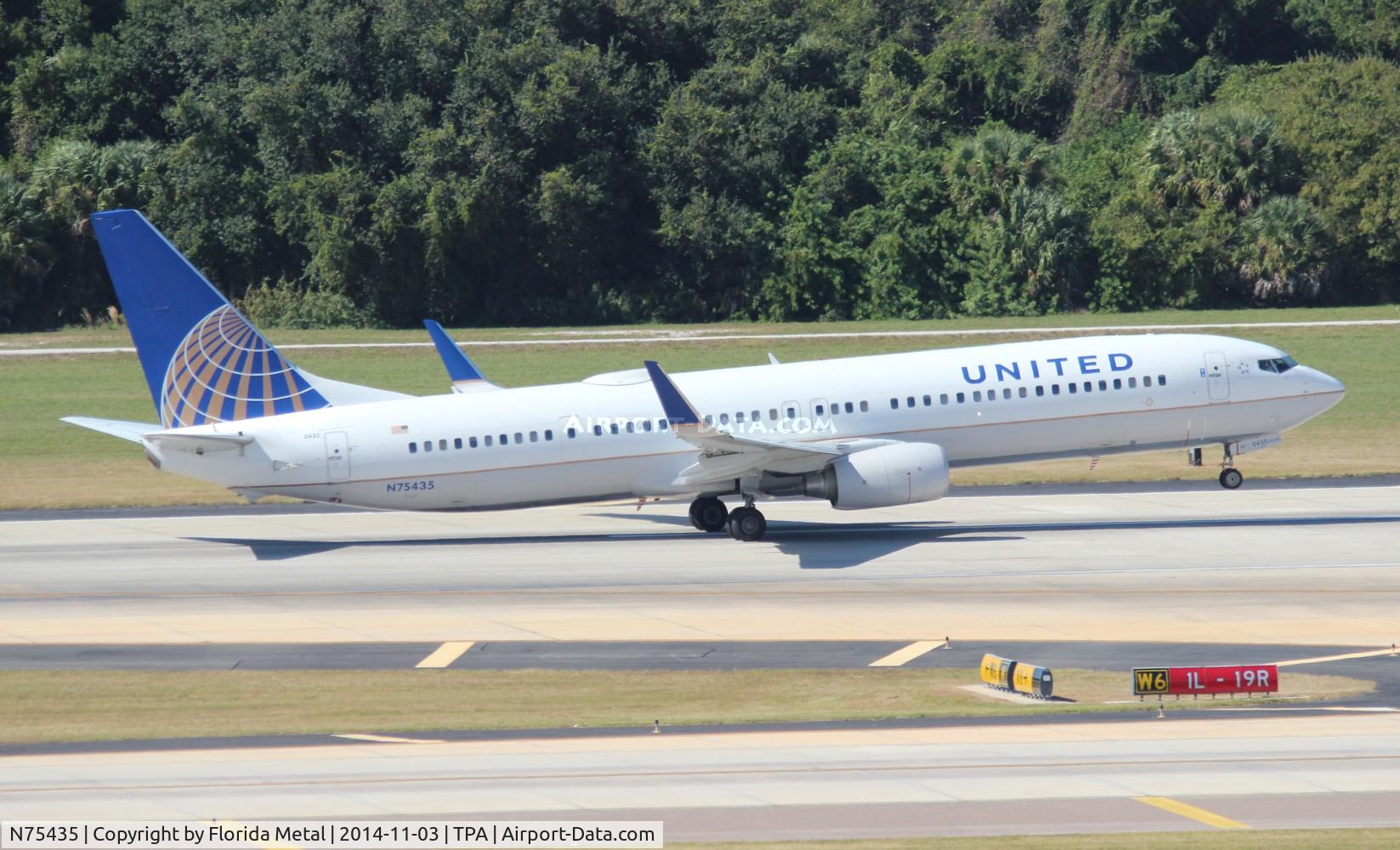 N75435, 2009 Boeing 737-924/ER C/N 33529, United