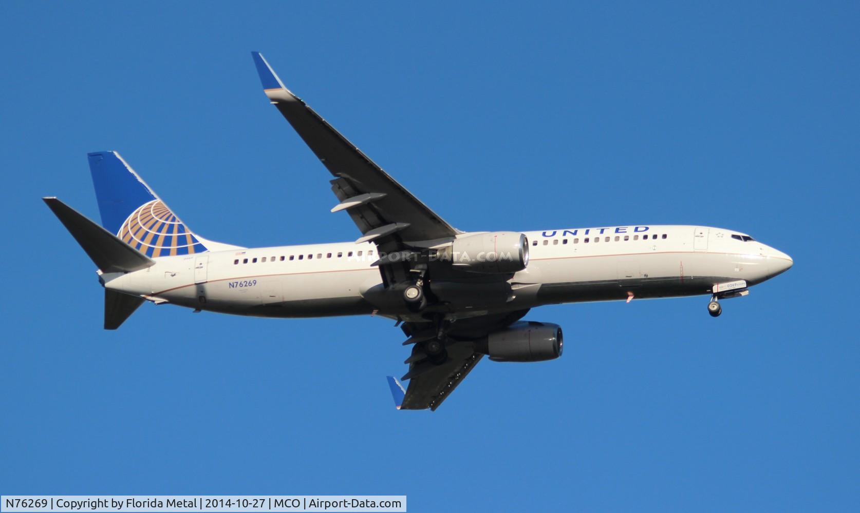 N76269, 2001 Boeing 737-824 C/N 31588, United