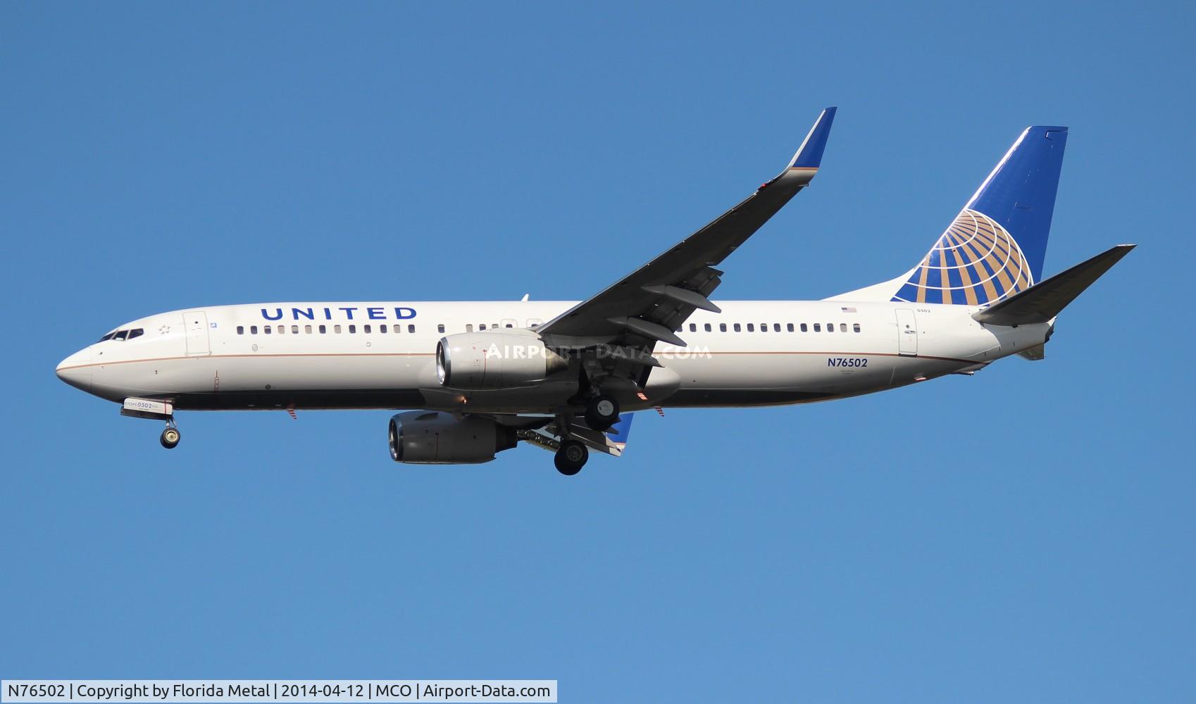 N76502, 2006 Boeing 737-824 C/N 31603, United