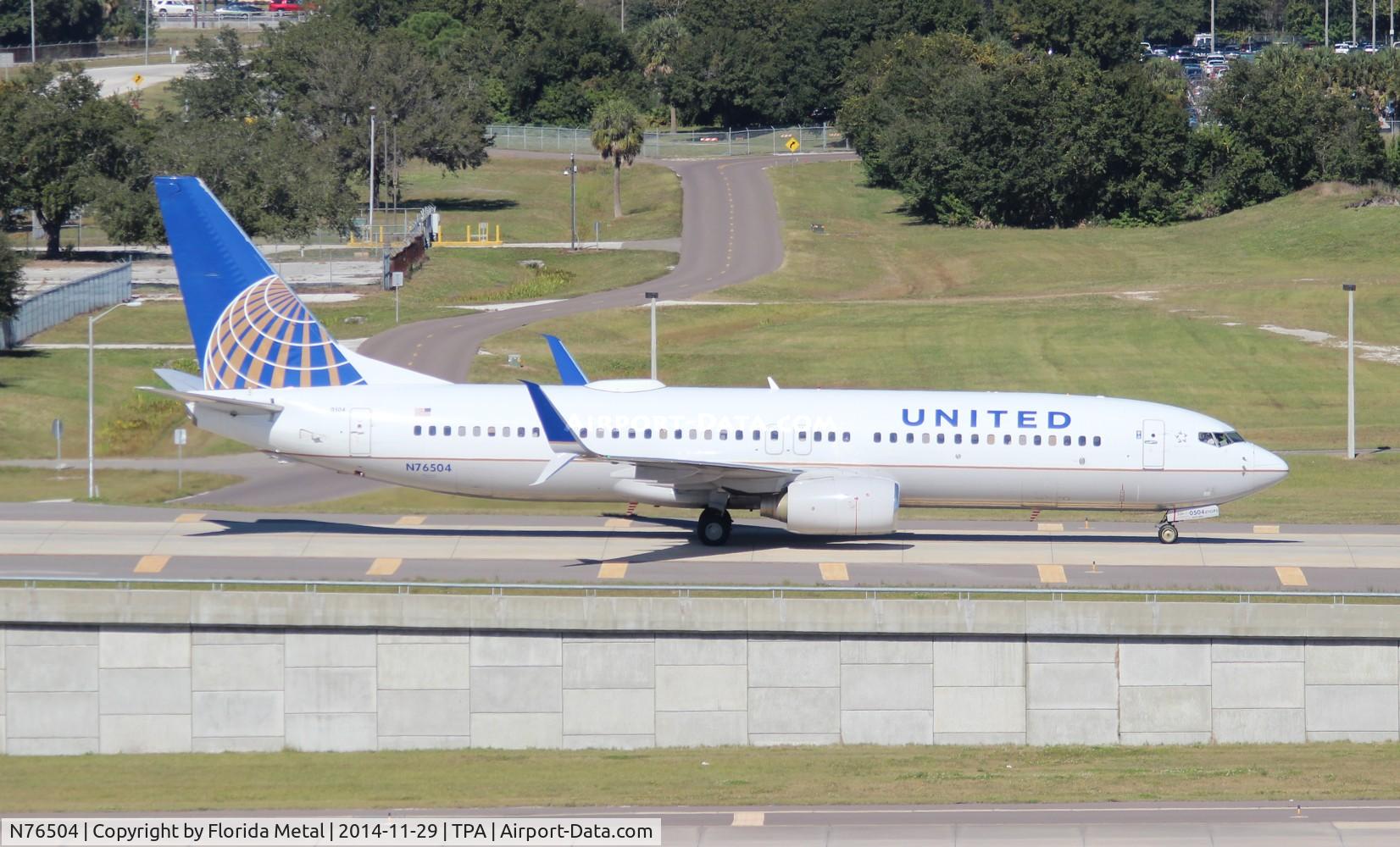 N76504, 2006 Boeing 737-824 C/N 31604, United