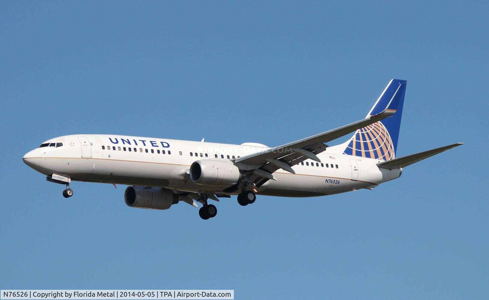 N76526, 2010 Boeing 737-824 C/N 38700, United