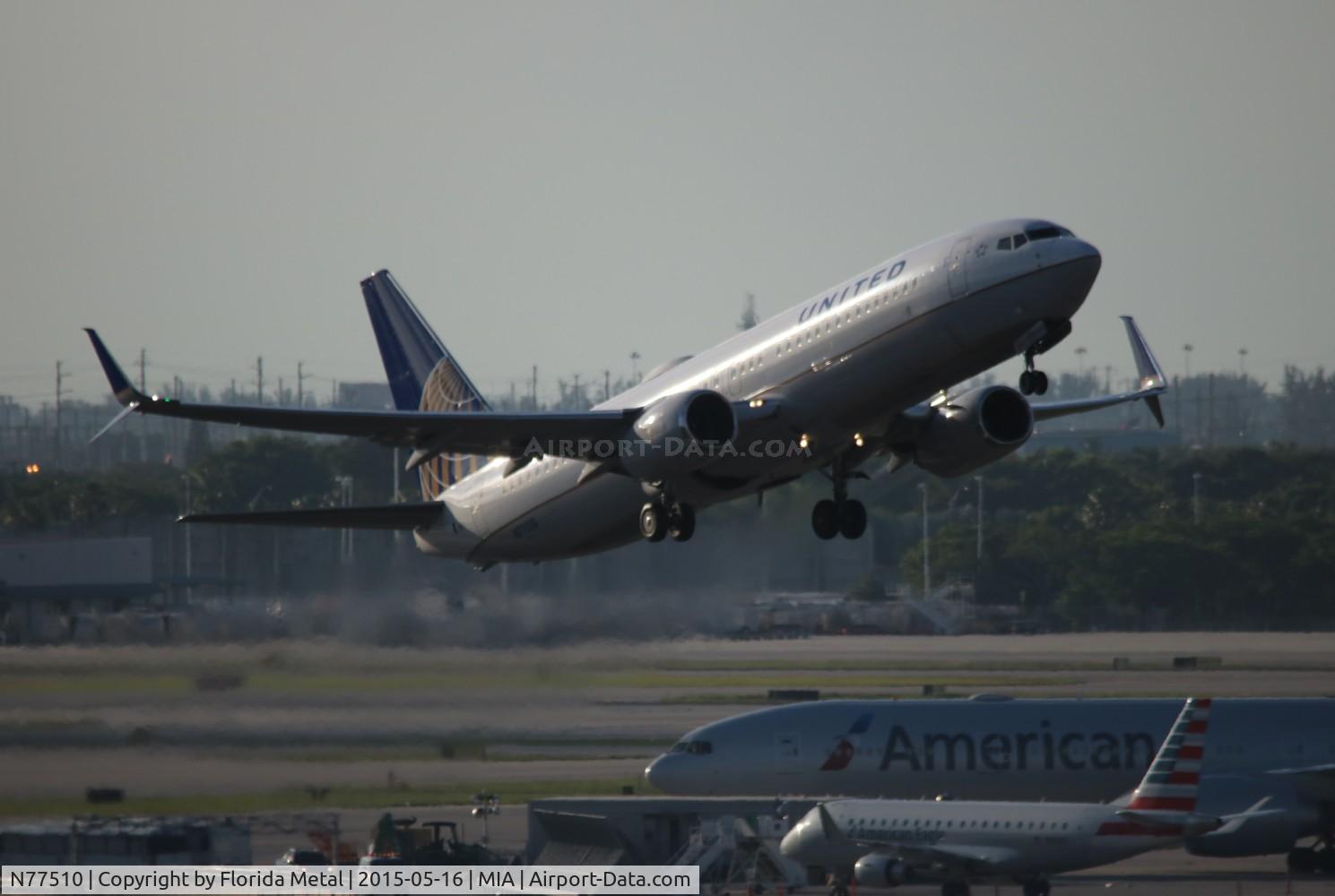 N77510, 2008 Boeing 737-824 C/N 32828, United