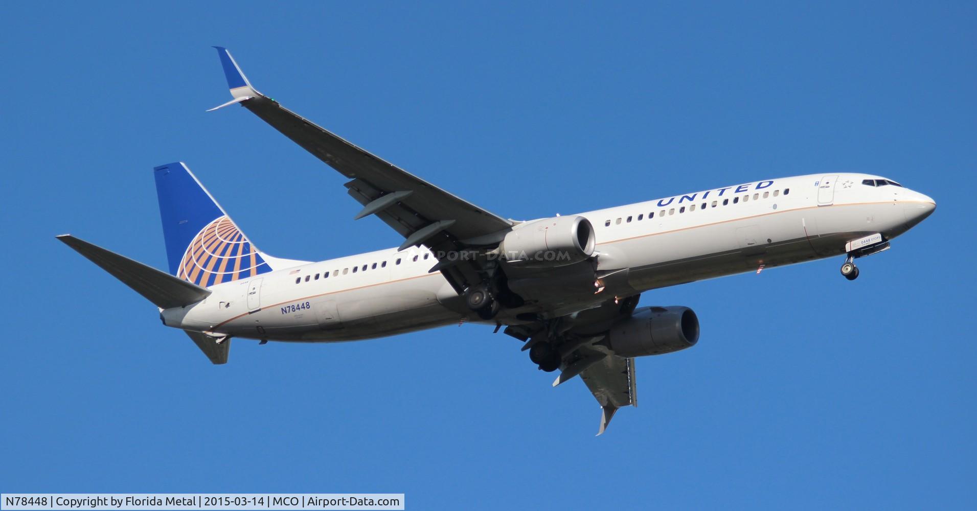 N78448, 2012 Boeing 737-924/ER C/N 40003, United