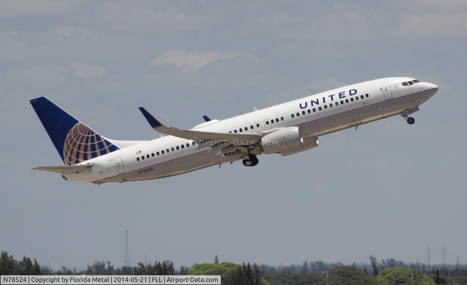 N78524, 2010 Boeing 737-824 C/N 31642, United
