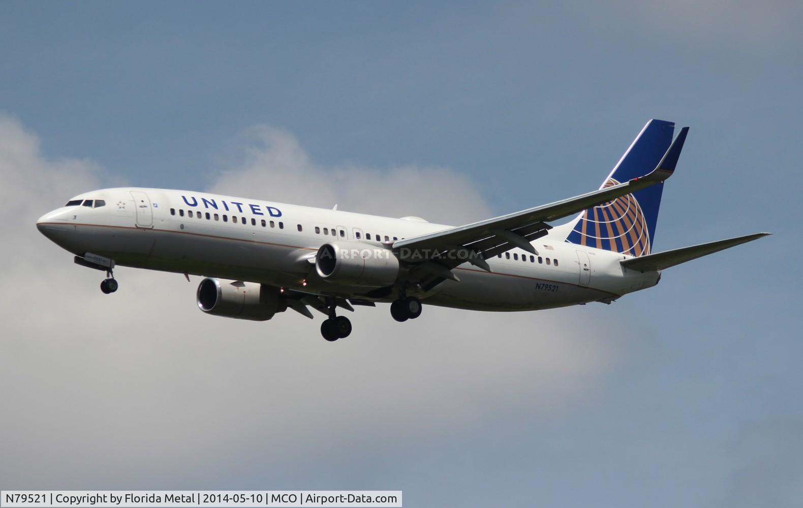 N79521, 2010 Boeing 737-824 C/N 31662, United