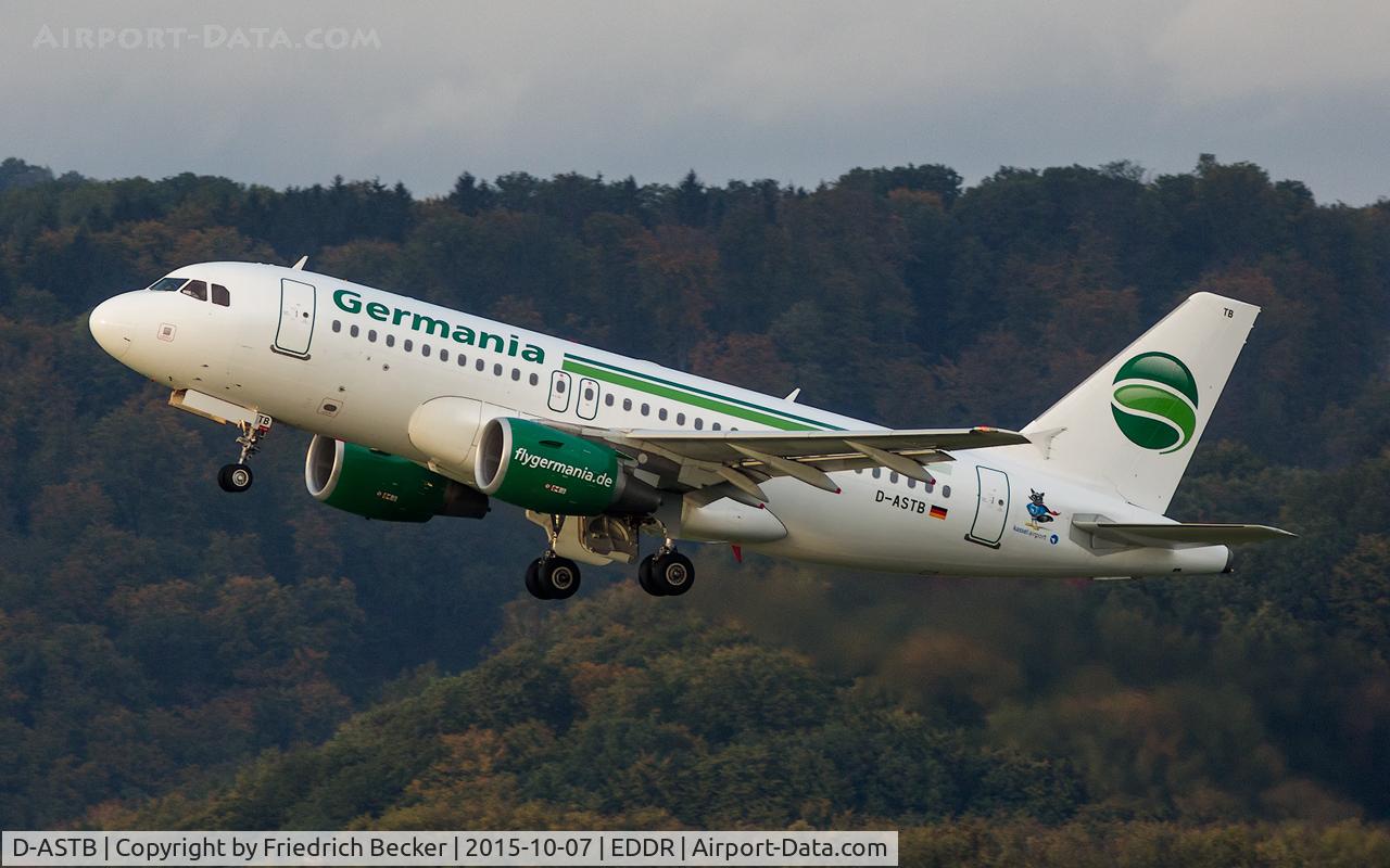 D-ASTB, 2011 Airbus A319-112 C/N 4691, departure to London Gatwick via RW27
