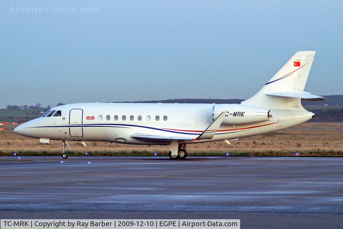 TC-MRK, 2009 Dassault Falcon 2000LX C/N 193, Dassault Falcon 2000LX [193] Inverness~G 10/12/2009