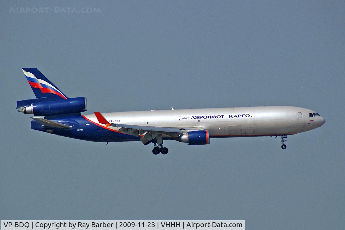 VP-BDQ, 1993 McDonnell Douglas MD-11F C/N 48504, McDonnell-Douglas MD-11F [48504] (Aeroflot Cargo) Hong Kong International~B 23/11/2009