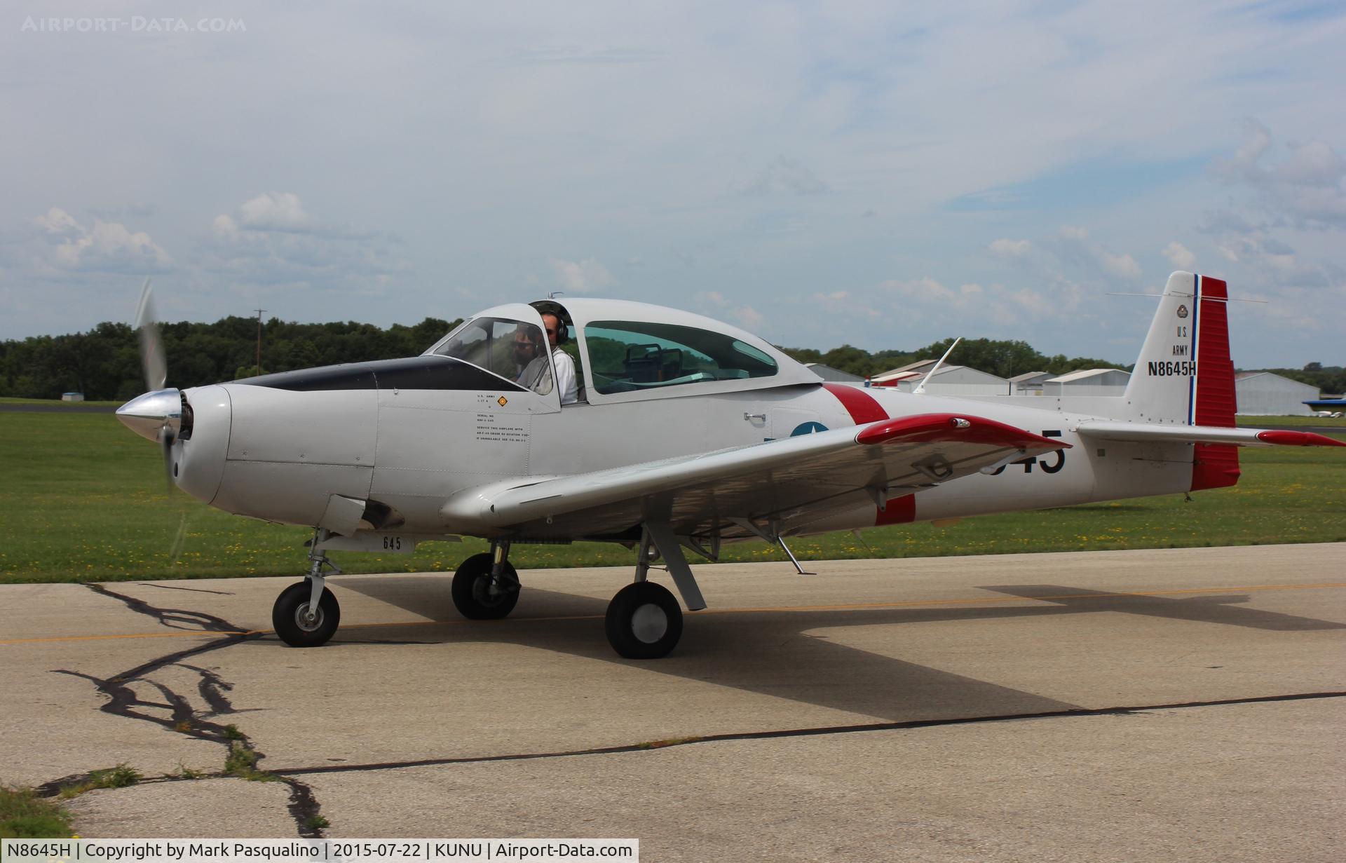 N8645H, 1947 North American Navion C/N NAV-4-645, North American Navion