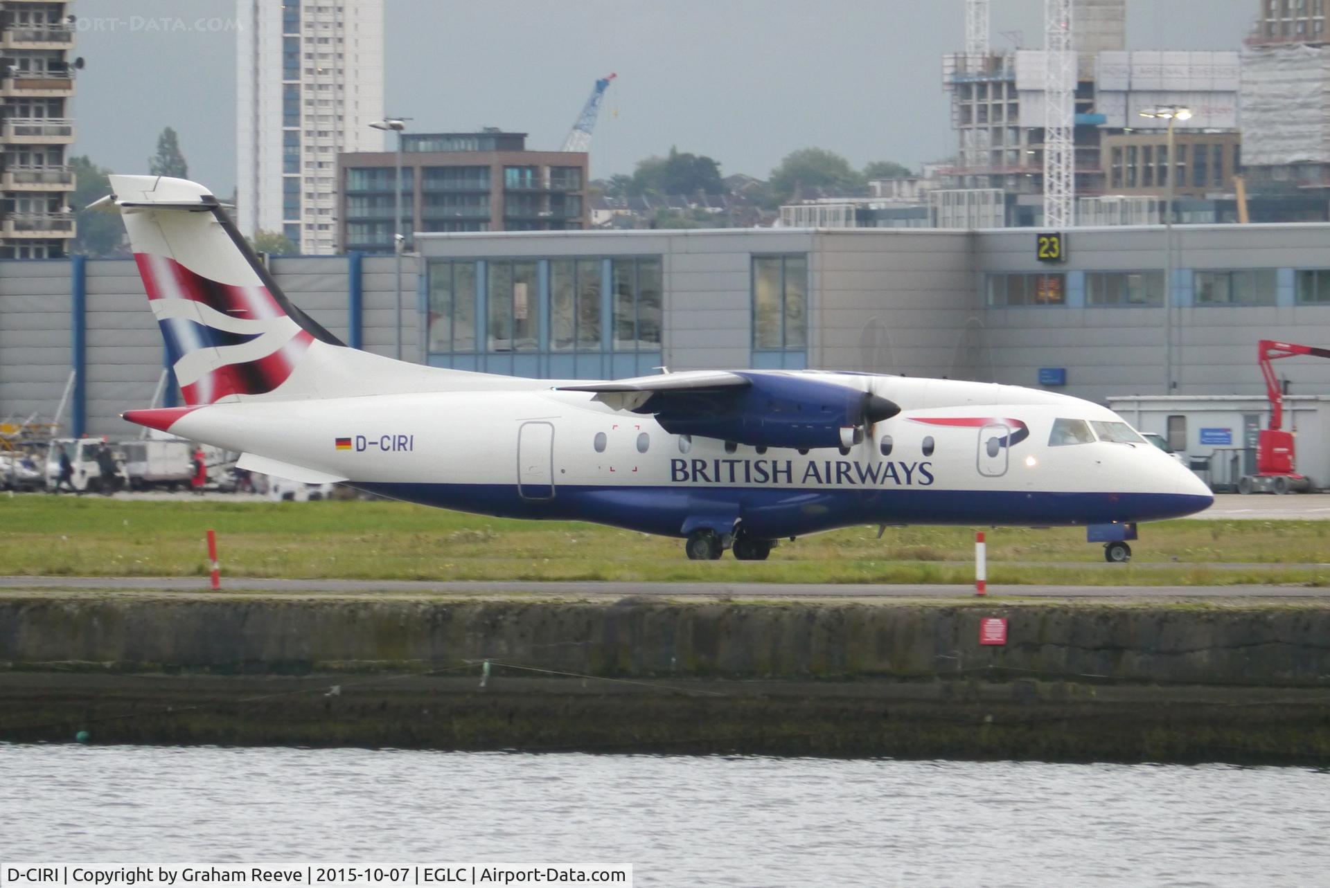 D-CIRI, 1993 Dornier 328-110 C/N 3005, Just landed.