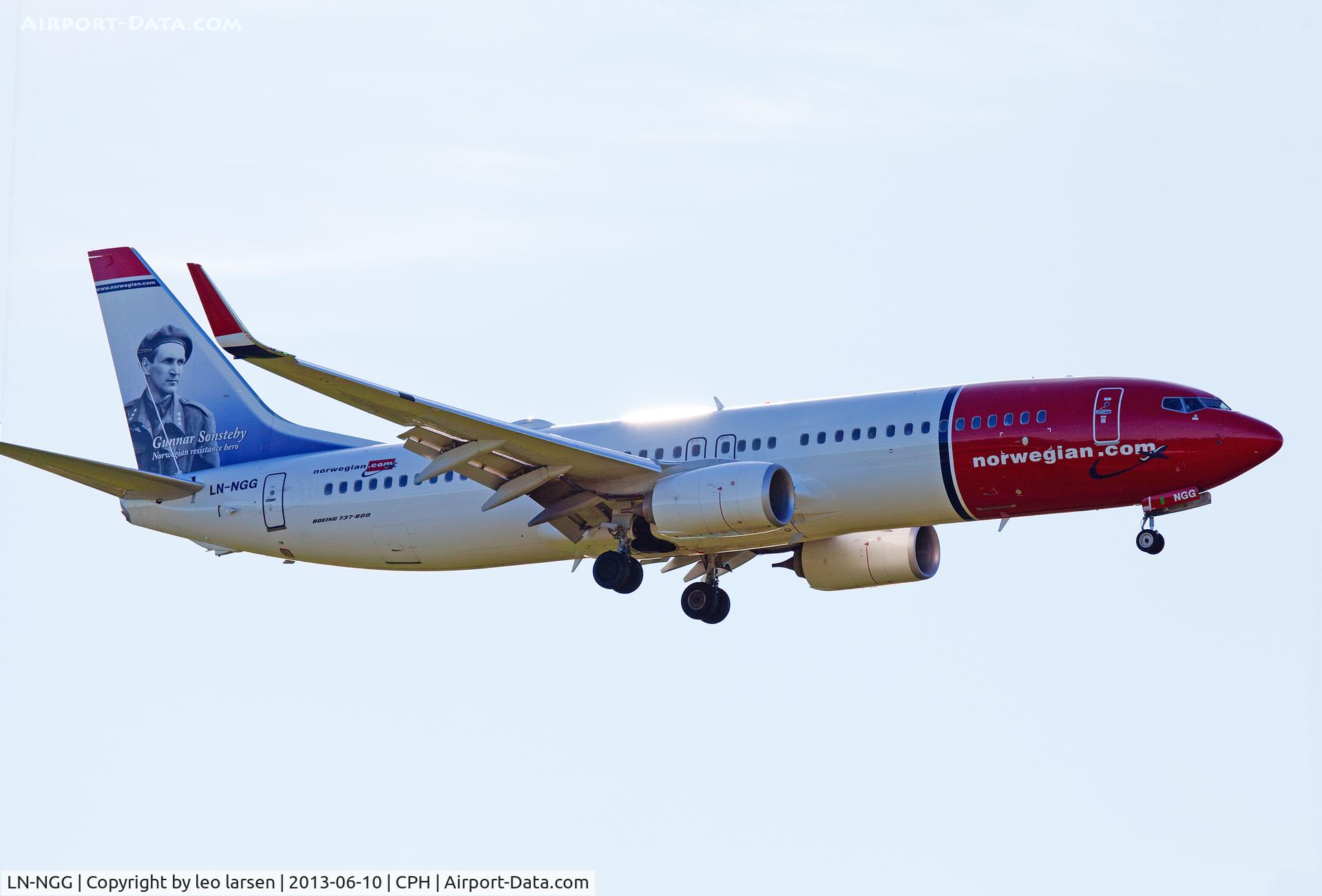 LN-NGG, 2012 Boeing 737-8JP C/N 39018, Copenhagen 10.6.13